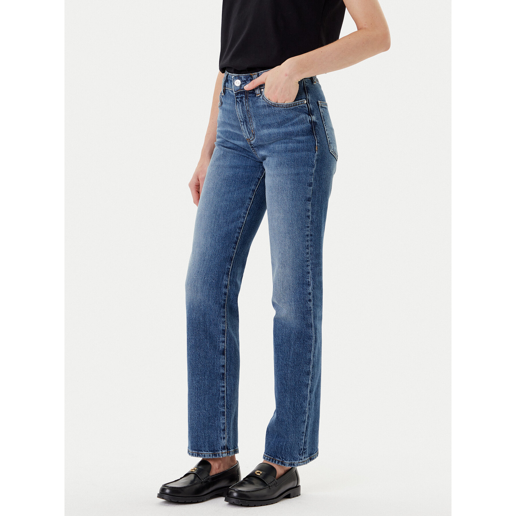 BOSS Jeansy Parkway 50545113 Niebieski Slim Fit