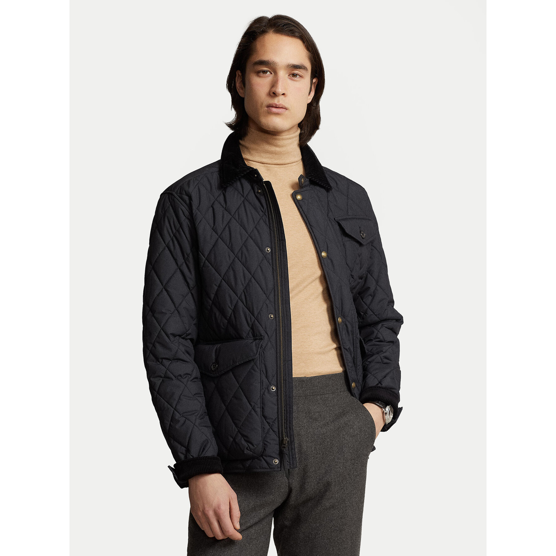 Polo Ralph Lauren Kurtka przejściowa 710847071002 Czarny Regular Fit