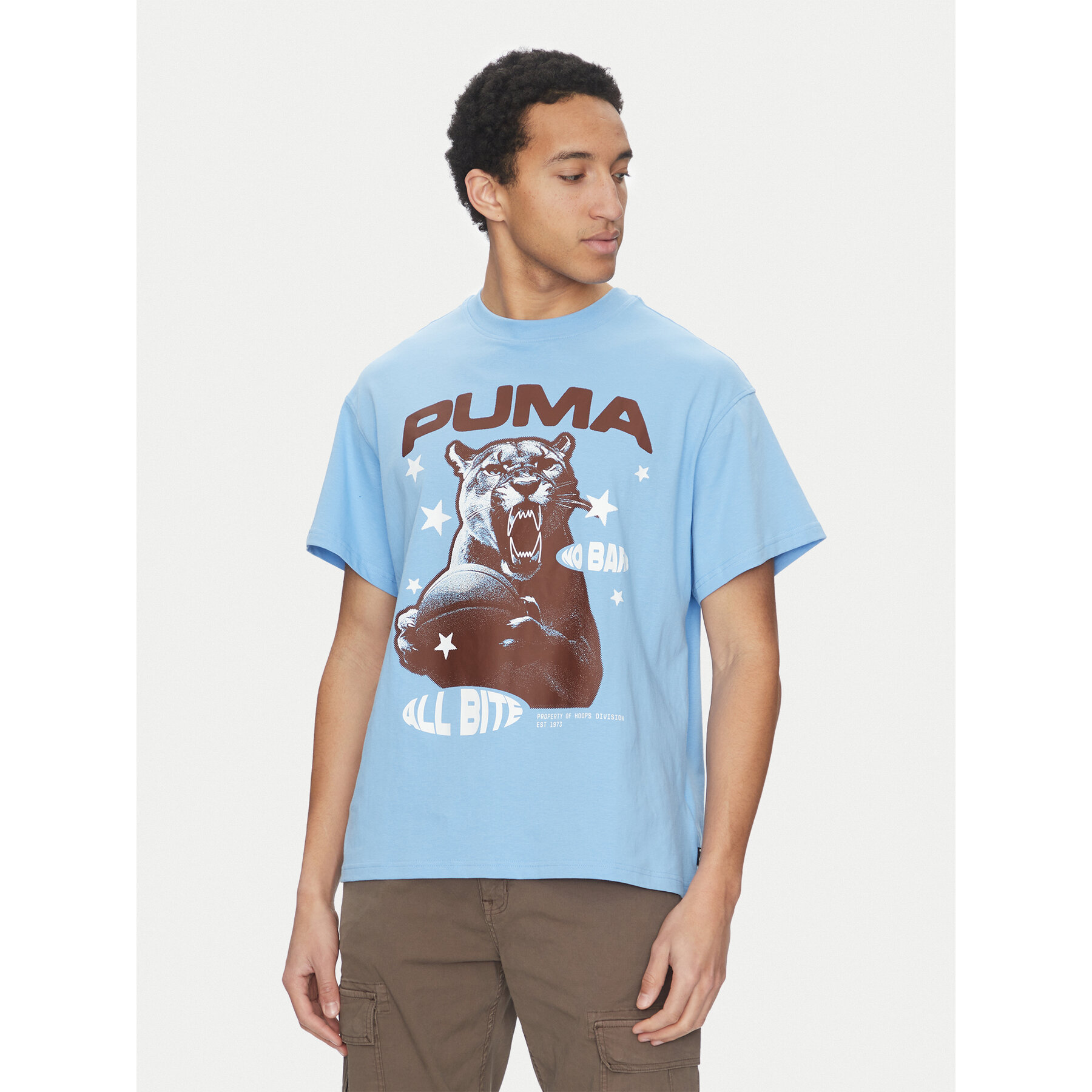 Puma T-Shirt All Bite 630466 Niebieski Regular Fit