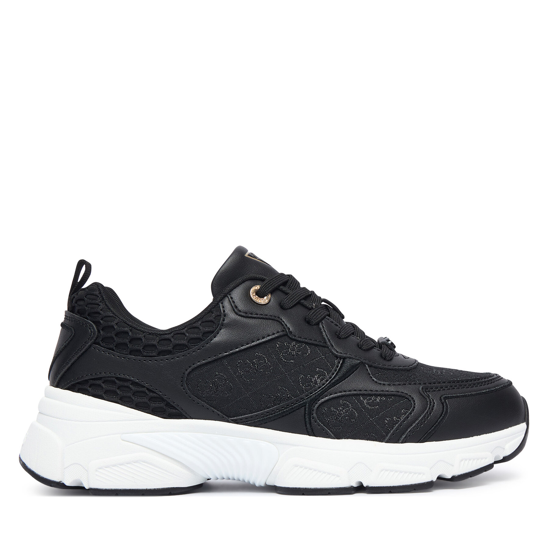 Guess Sneakersy FLTIDY ELE12 Czarny