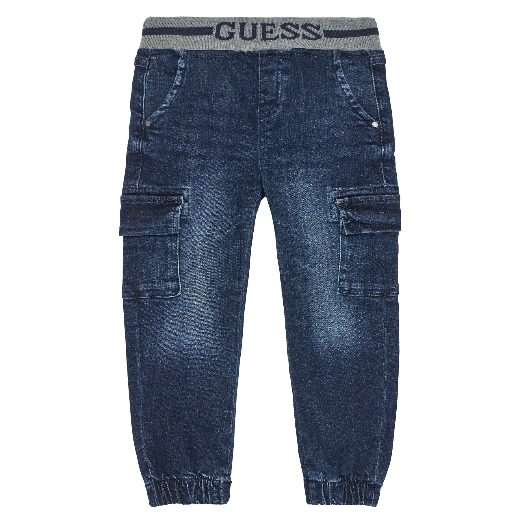Guess Jeansy N5YA07 D46T0 Granatowy Regular Fit