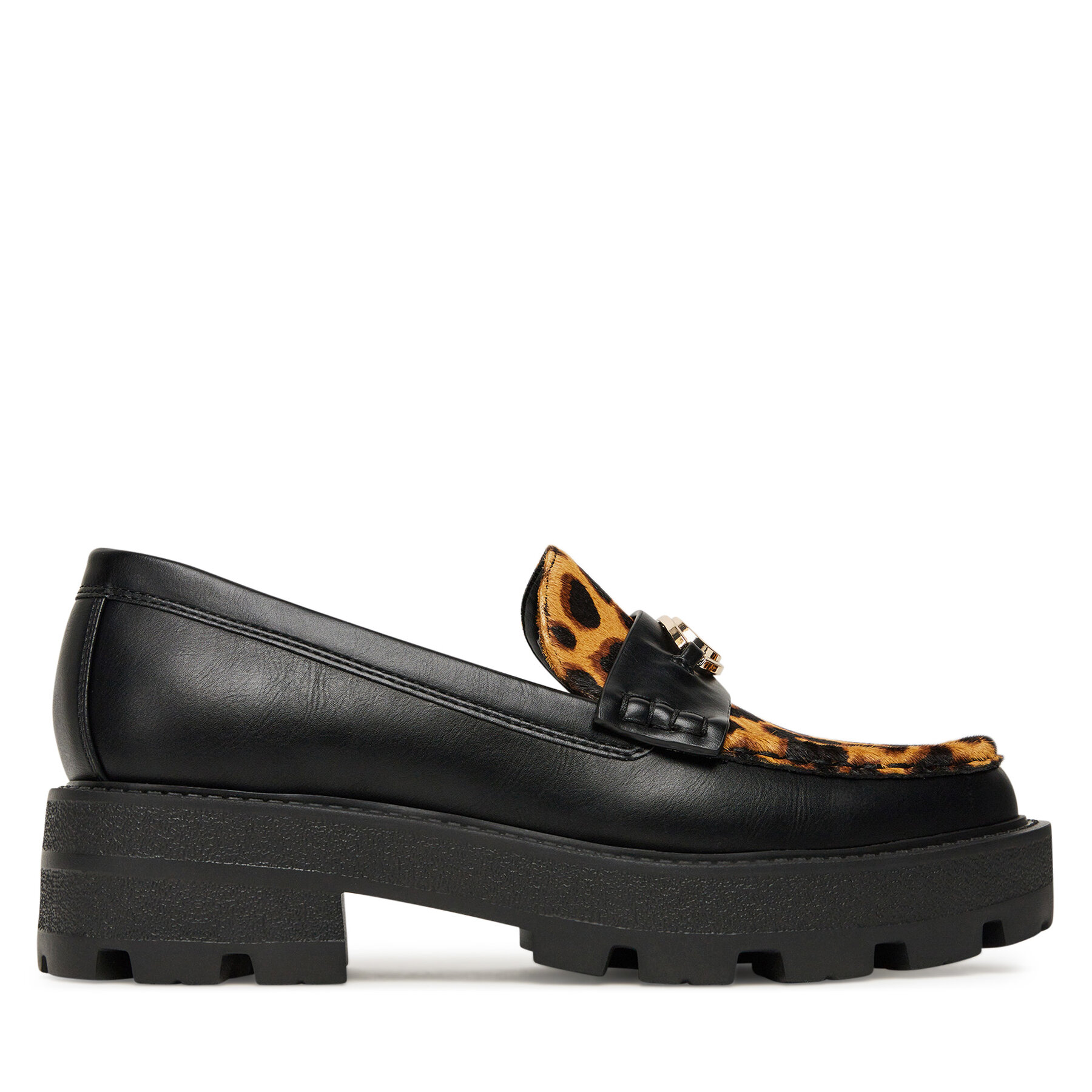 Guess Loafersy FLTYK2 LEP14 Czarny