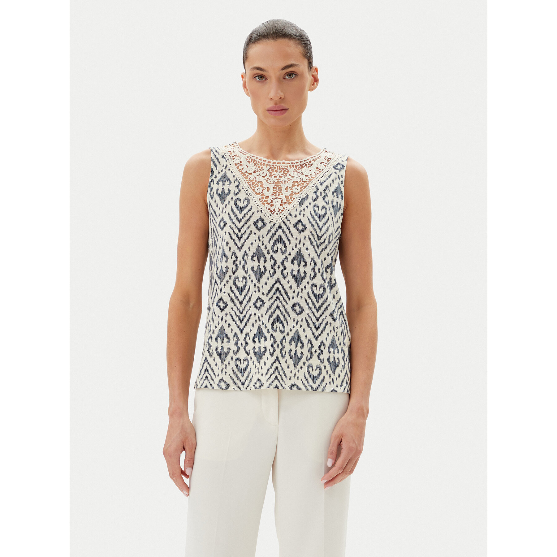 JDY Top Dodo 15296246 Écru Regular Fit