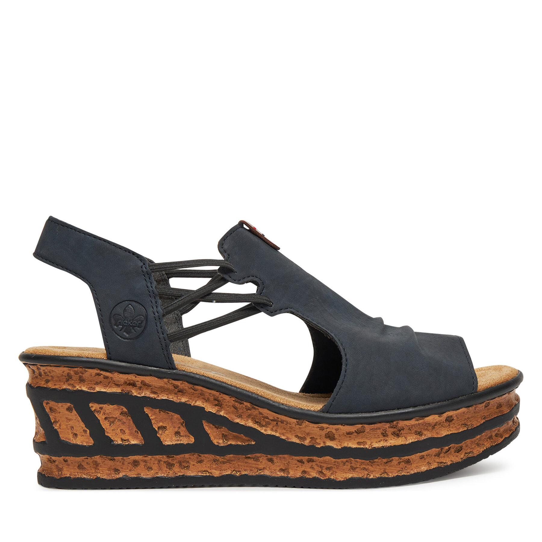 Rieker Sandały CEO-68175-14 Granatowy
