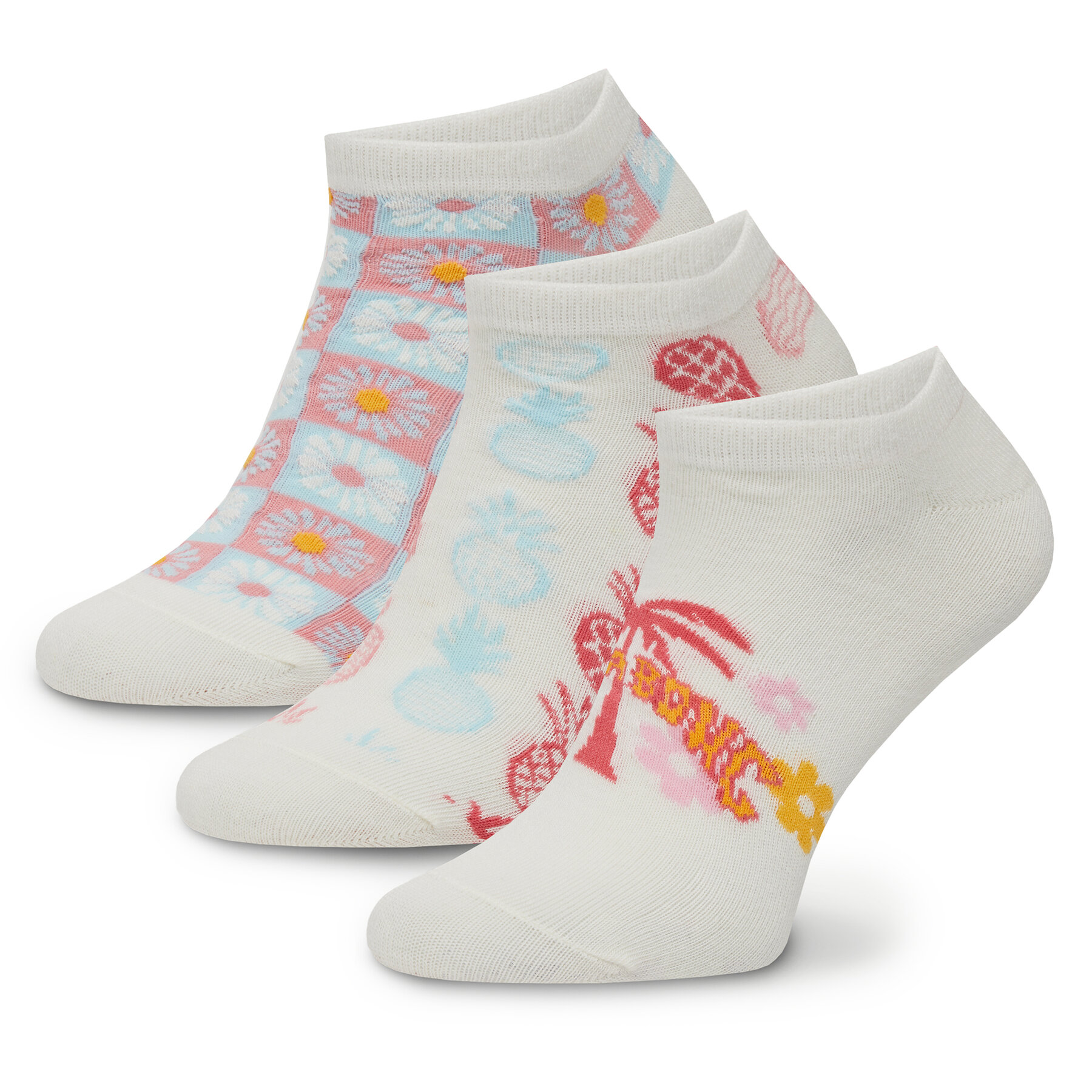 Billabong Skarpety krótkie AS_BILLABONG_04S_SS25 (3-PACK) Biały