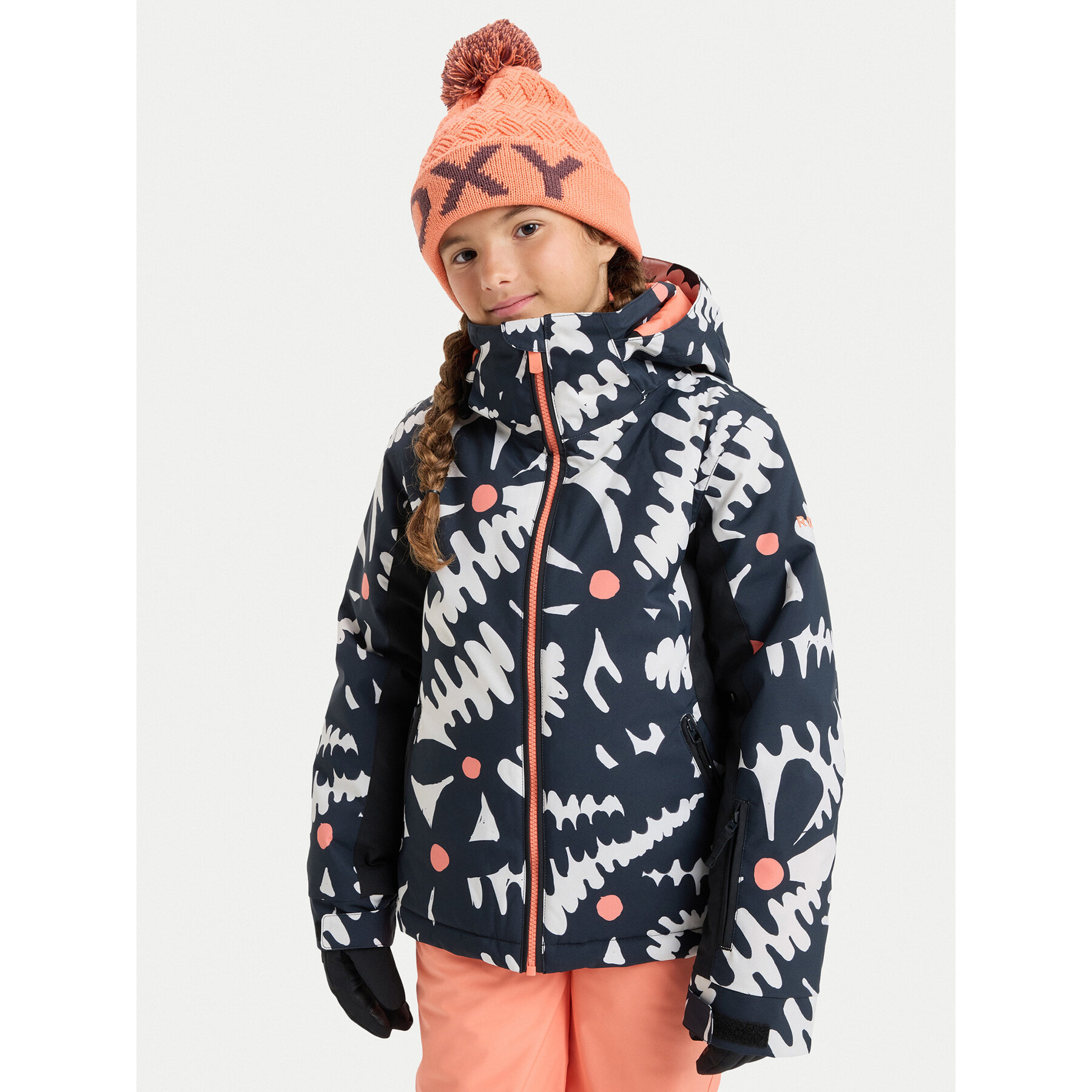 Roxy Kurtka snowboardowa Free Jet ERGTJ03198 Czarny Slim Fit