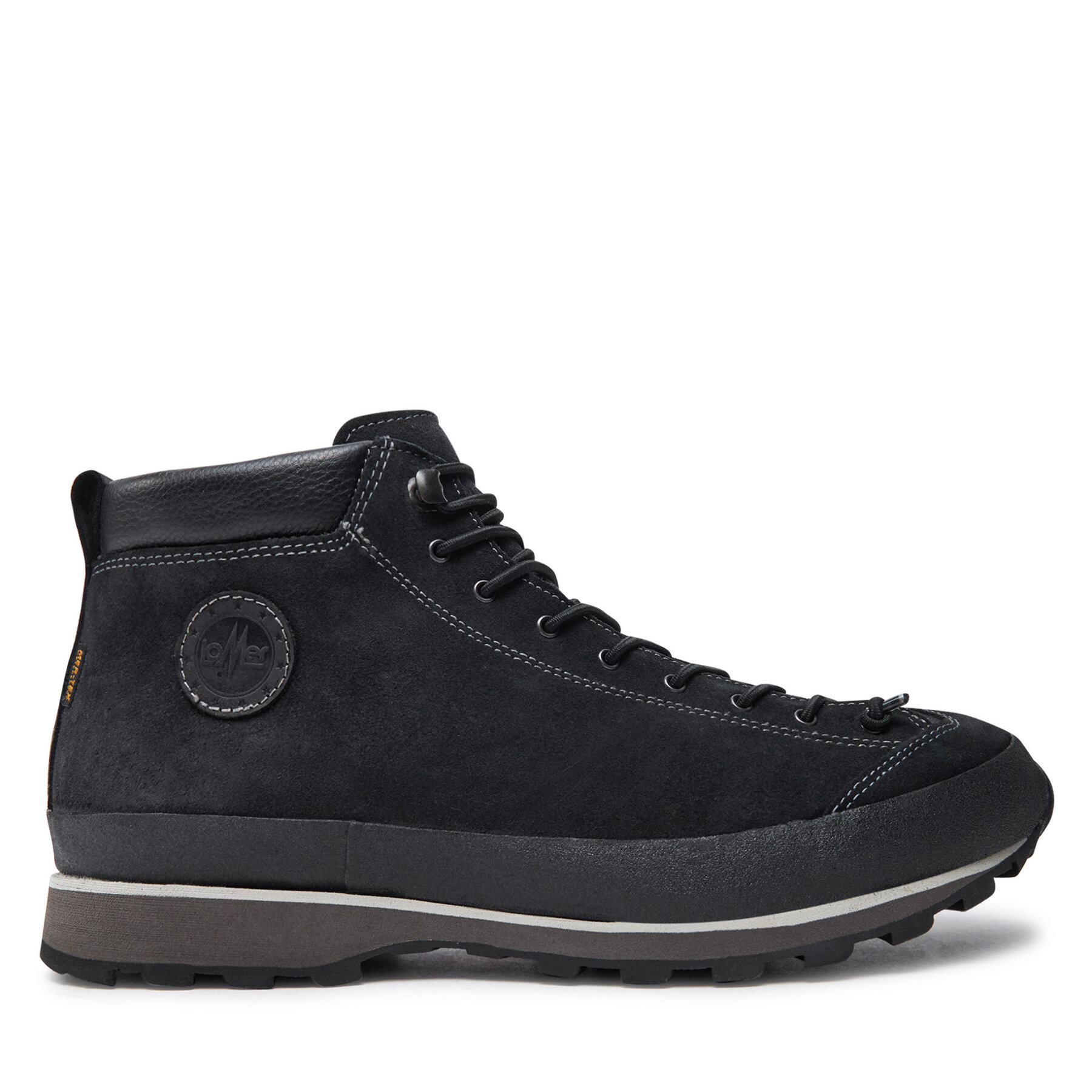 Lomer Trekkingi Bio Naturale Mid Mtx Suede 50085/A Czarny