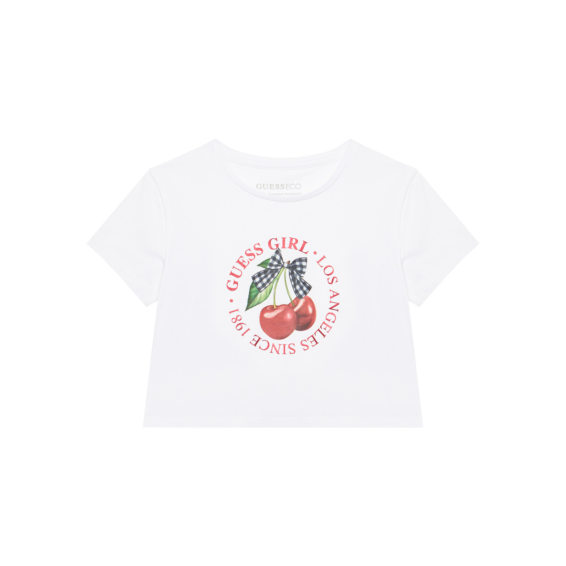 Guess T-Shirt J6RI02 K6YW4 Biały Relaxed Fit