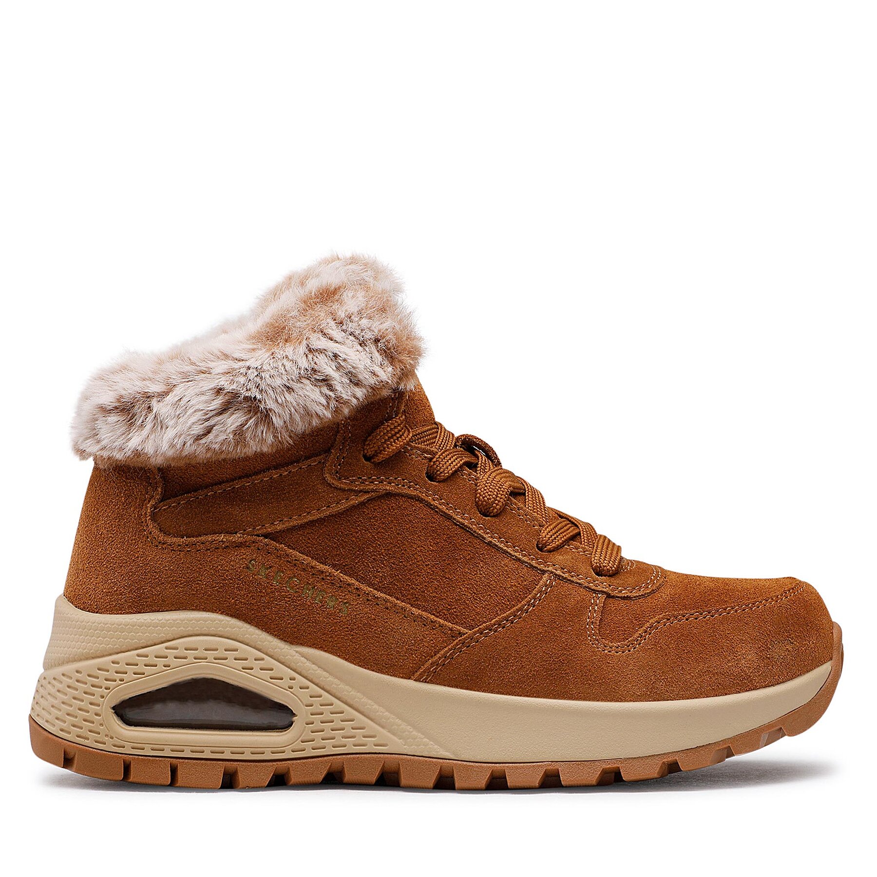 Skechers Trzewiki Uno Wintriness 167433/CSNT Brązowy