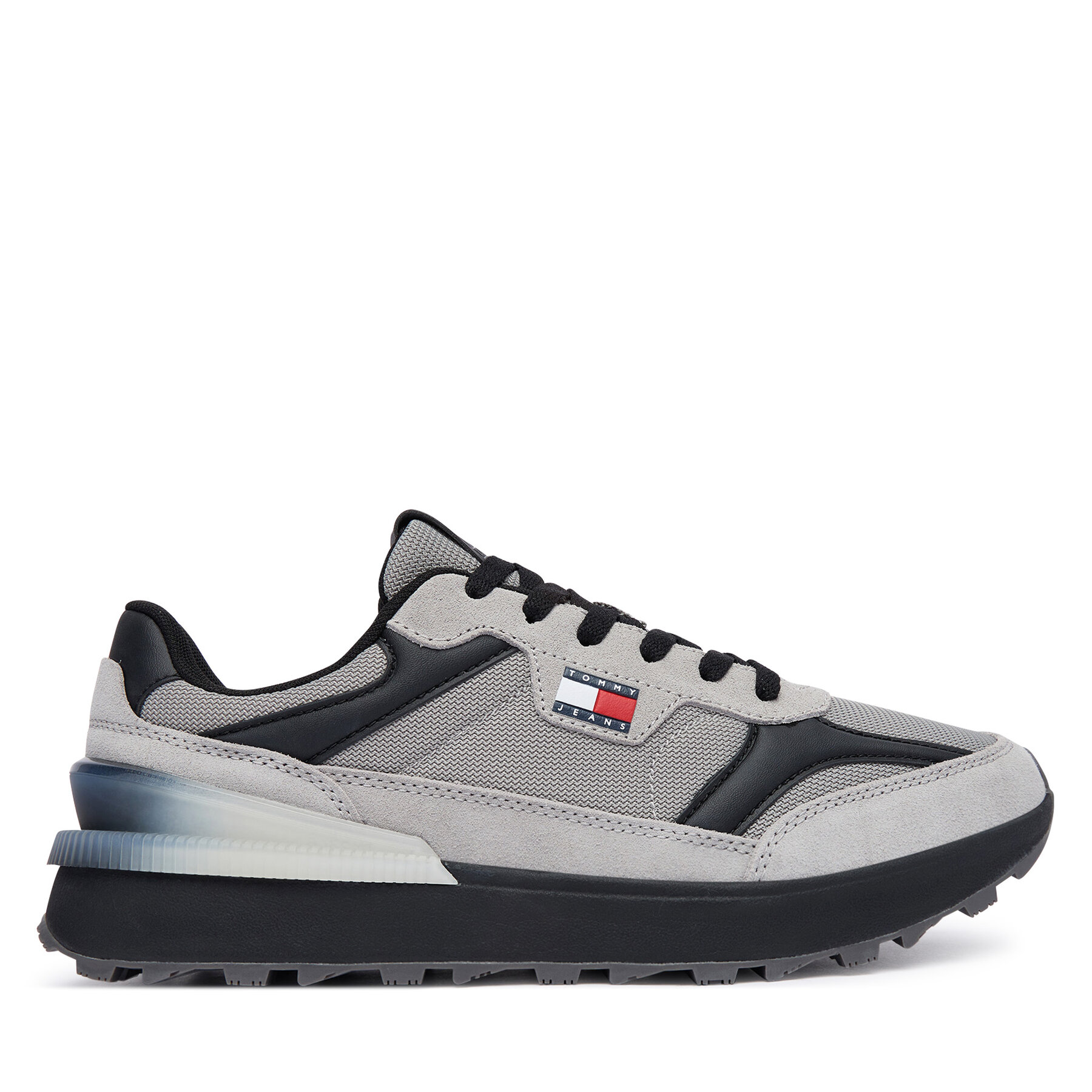 Tommy Jeans Sneakersy Tjm Technical Runner EM0EM01738 Szary