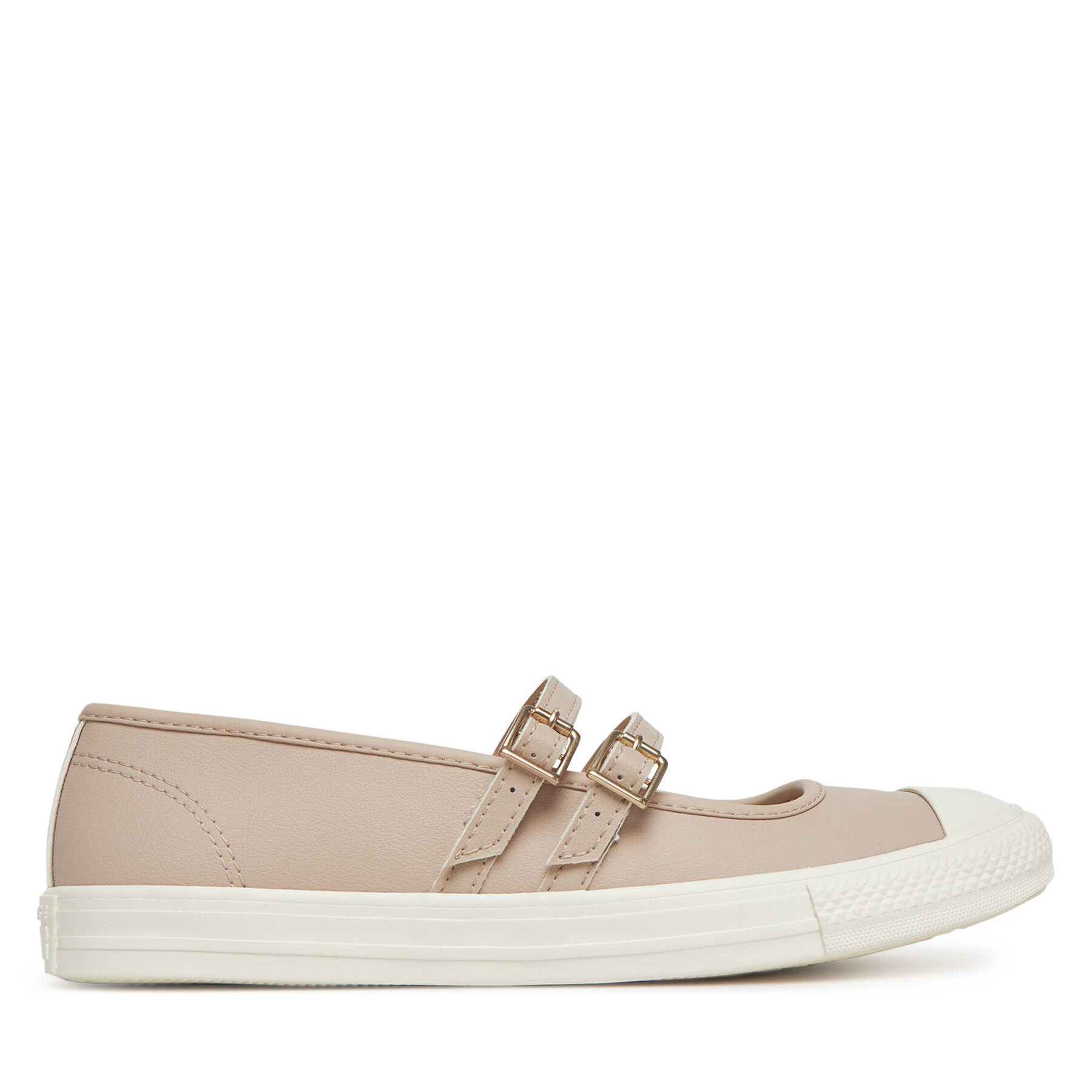 Converse Baleriny Chuck Taylor All Star Dainty Mary Jane A11491C Beżowy