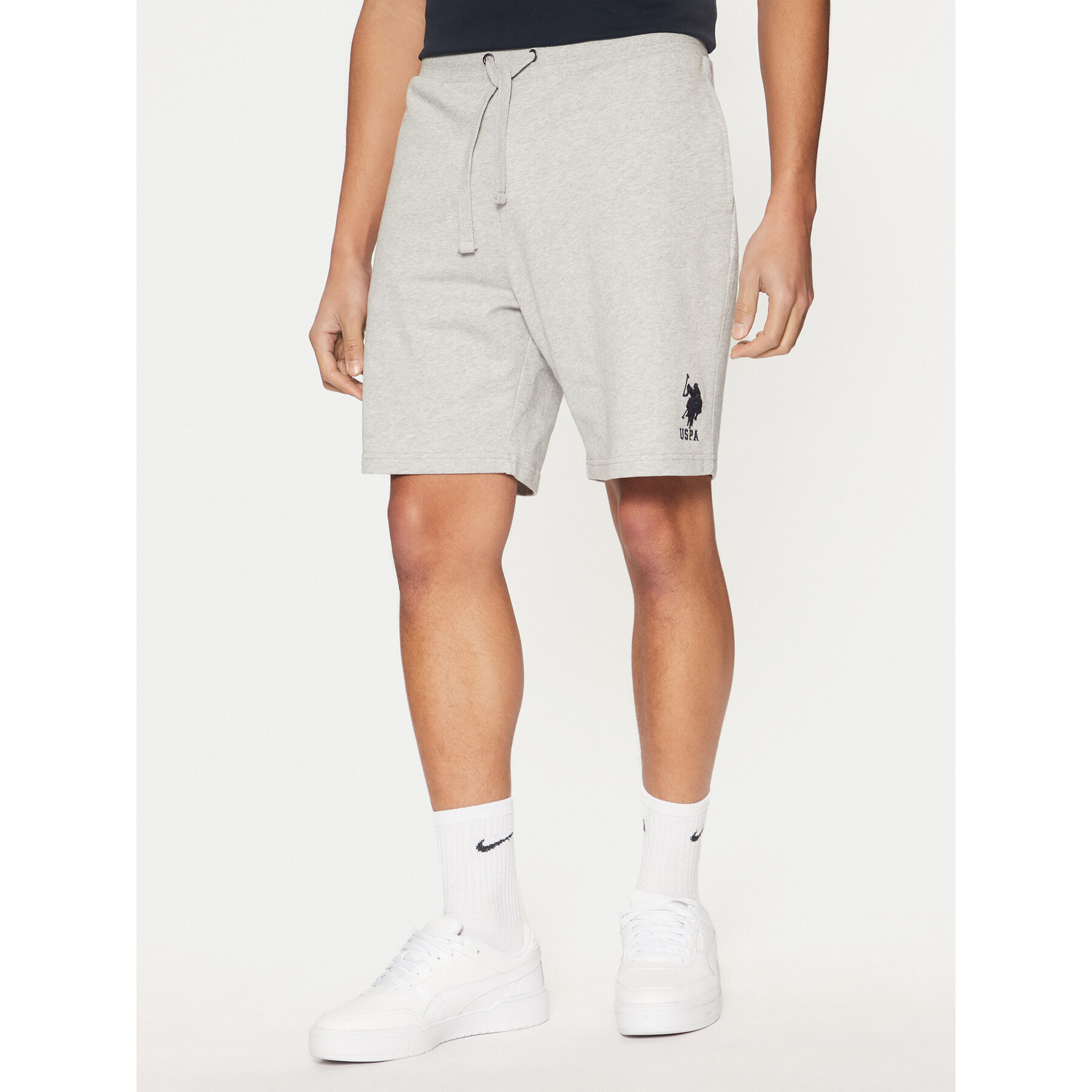 U.S. Polo Assn. Szorty sportowe MUP3355 Szary Regular Fit