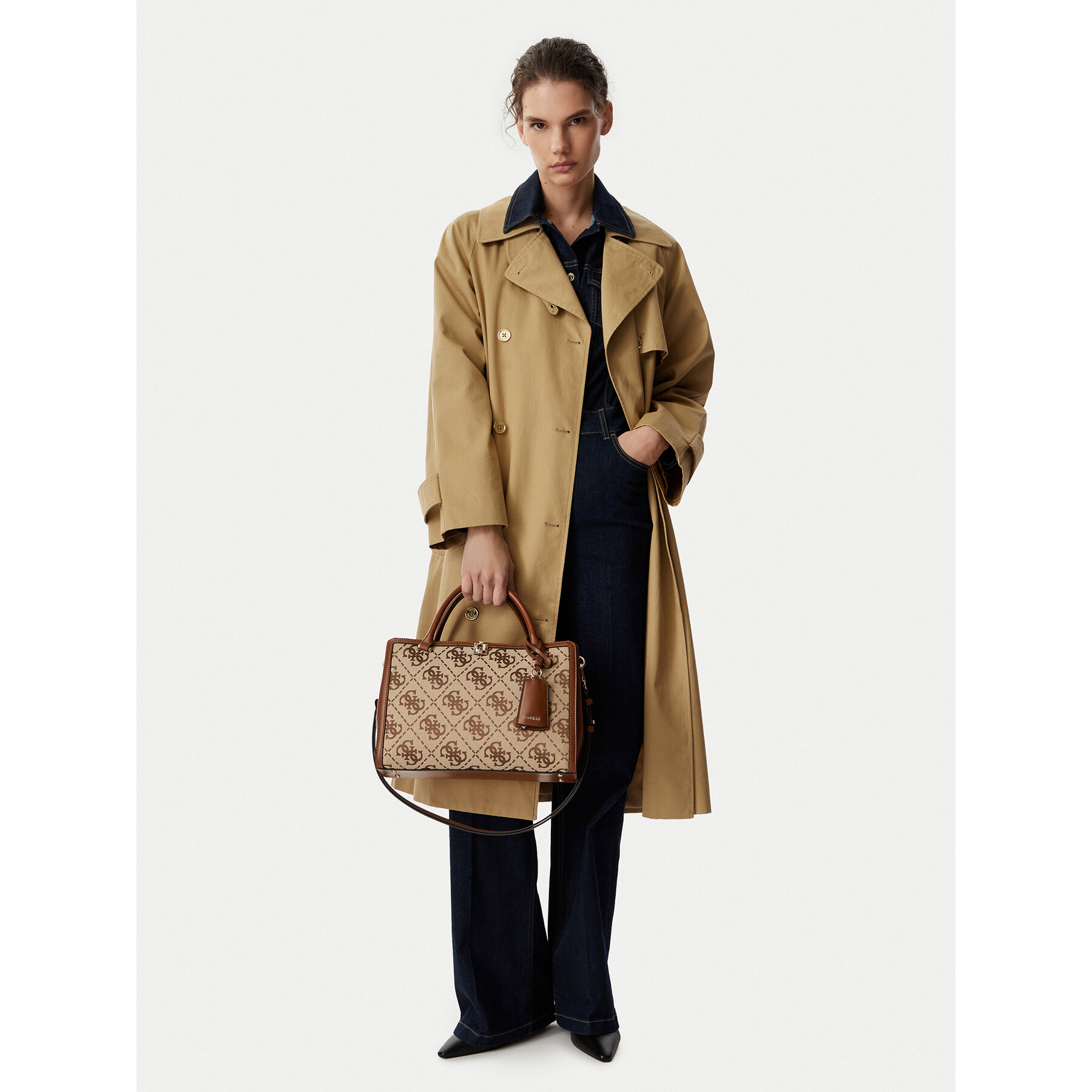 Guess Torebka 182664 Brązowy
