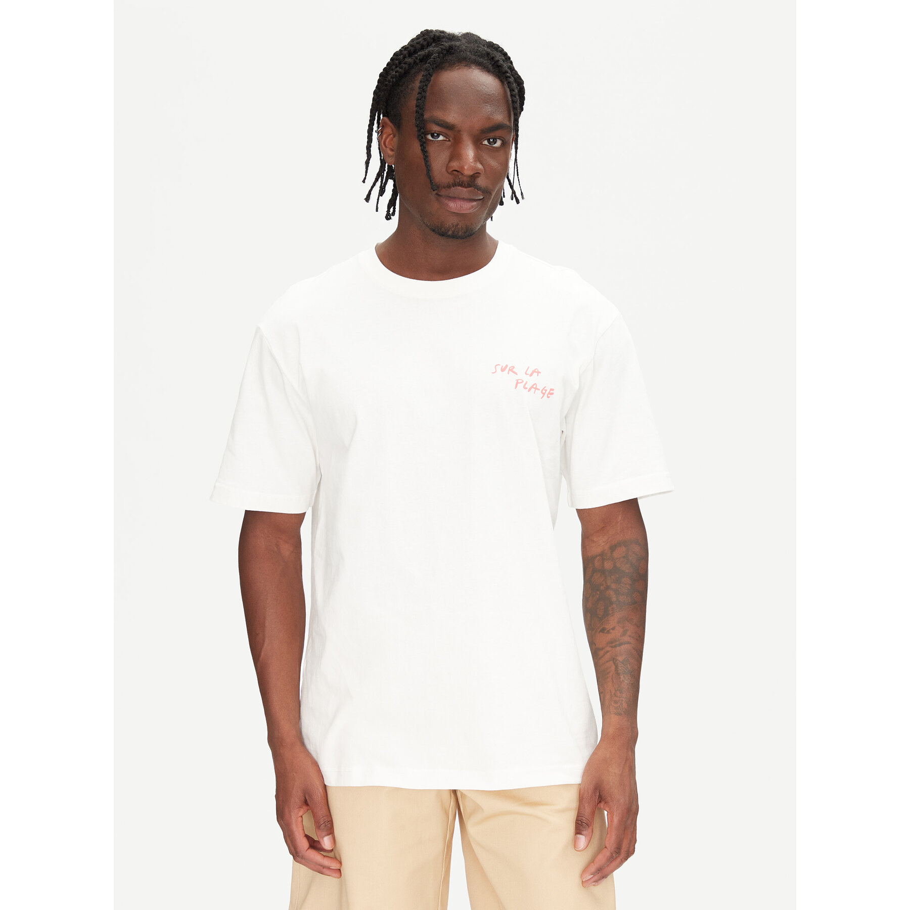 Only & Sons T-Shirt Milo 22034452 Biały Relaxed Fit