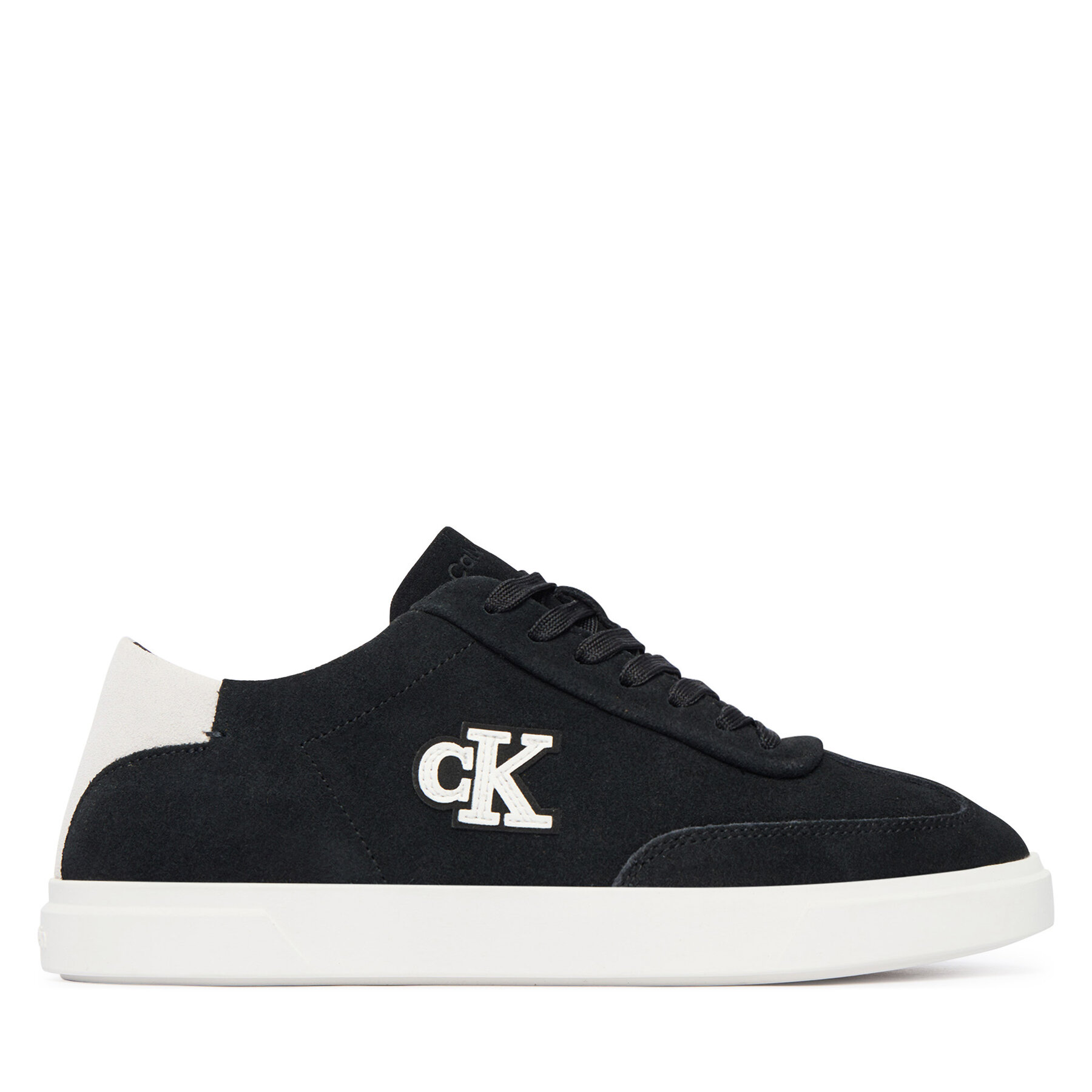 Calvin Klein Sneakersy Low Pro Cups Wt Suede Mg HW0HW03144 Czarny