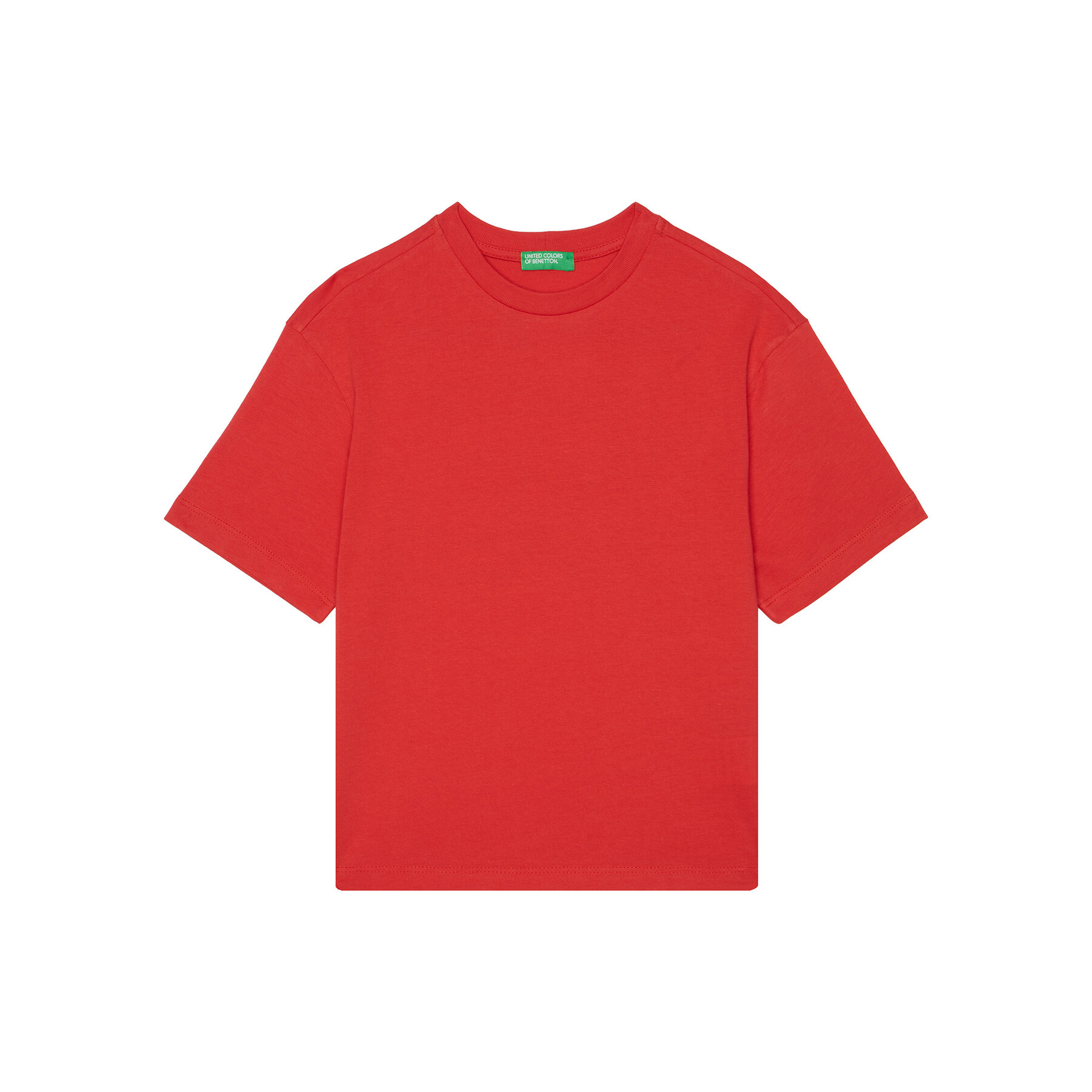 United Colors Of Benetton T-Shirt 3I1XC10O4 Czerwony Regular Fit