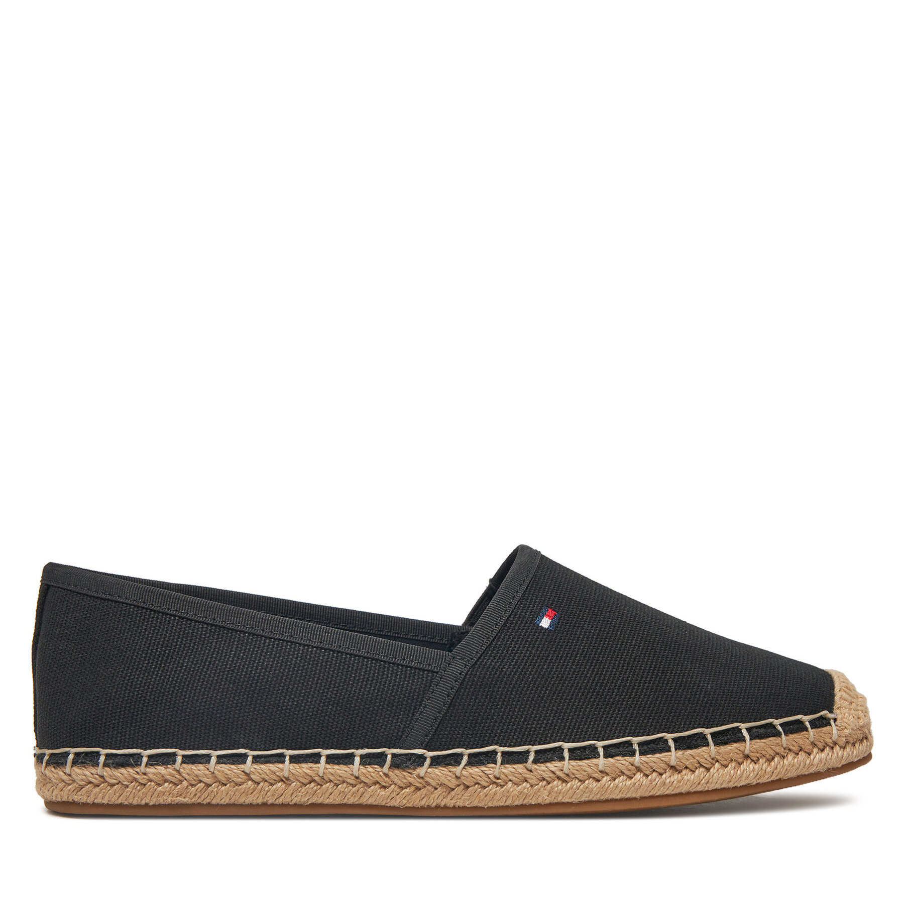 Tommy Hilfiger Espadryle Flag Canvas Espadrille FW0FW08541 Czarny