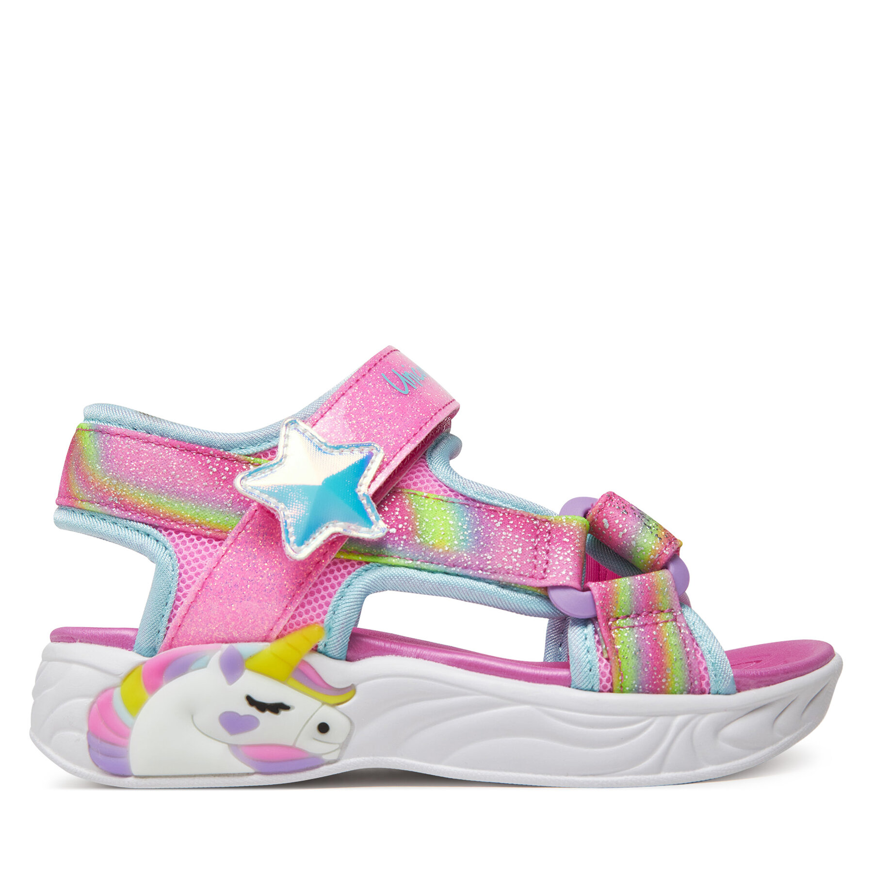 Skechers Sandały Unicorn Dreams Sandal-Dreamy Unicorns 303107L/PKMT Różowy