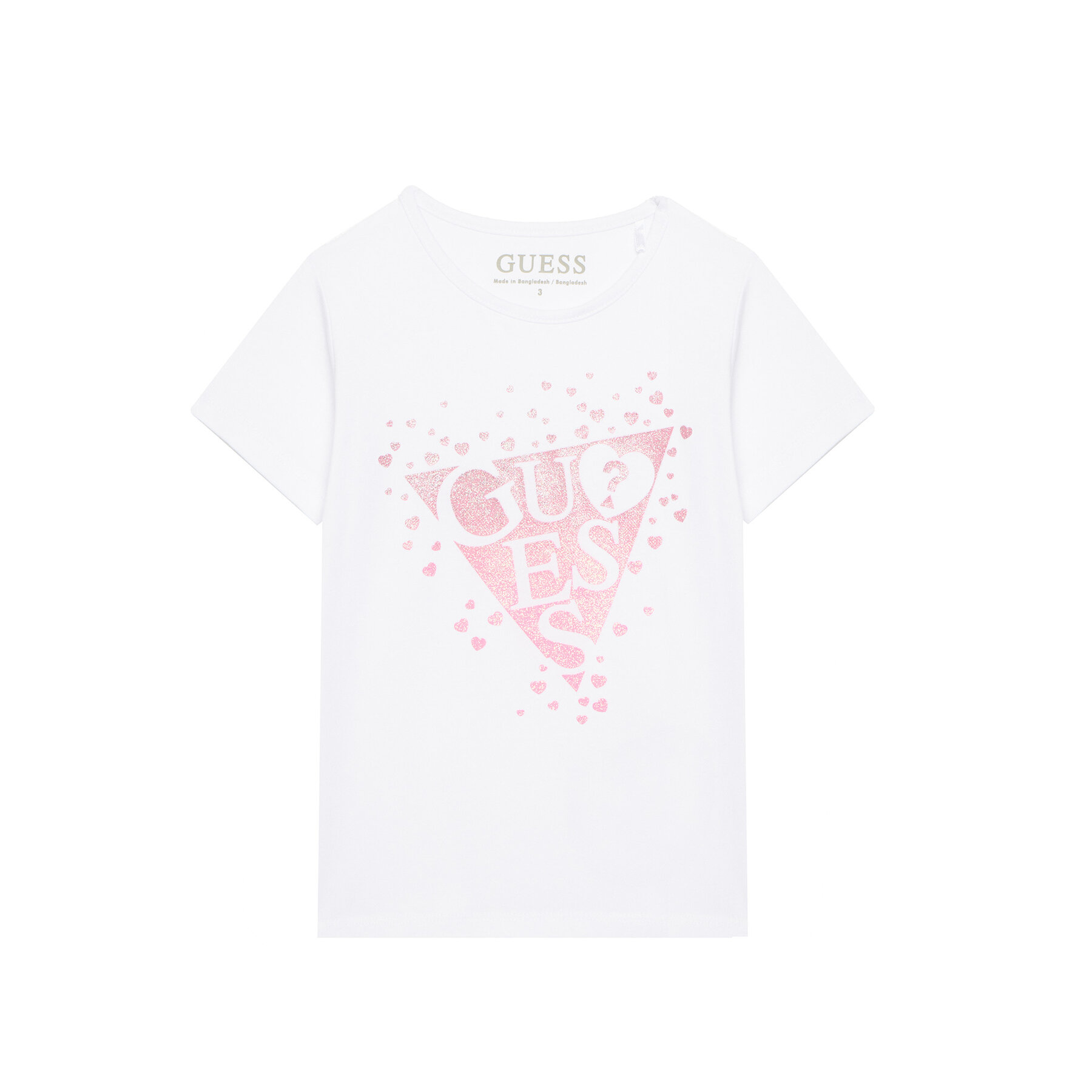 Guess T-Shirt K6RI00 K6YW4 Biały Regular Fit