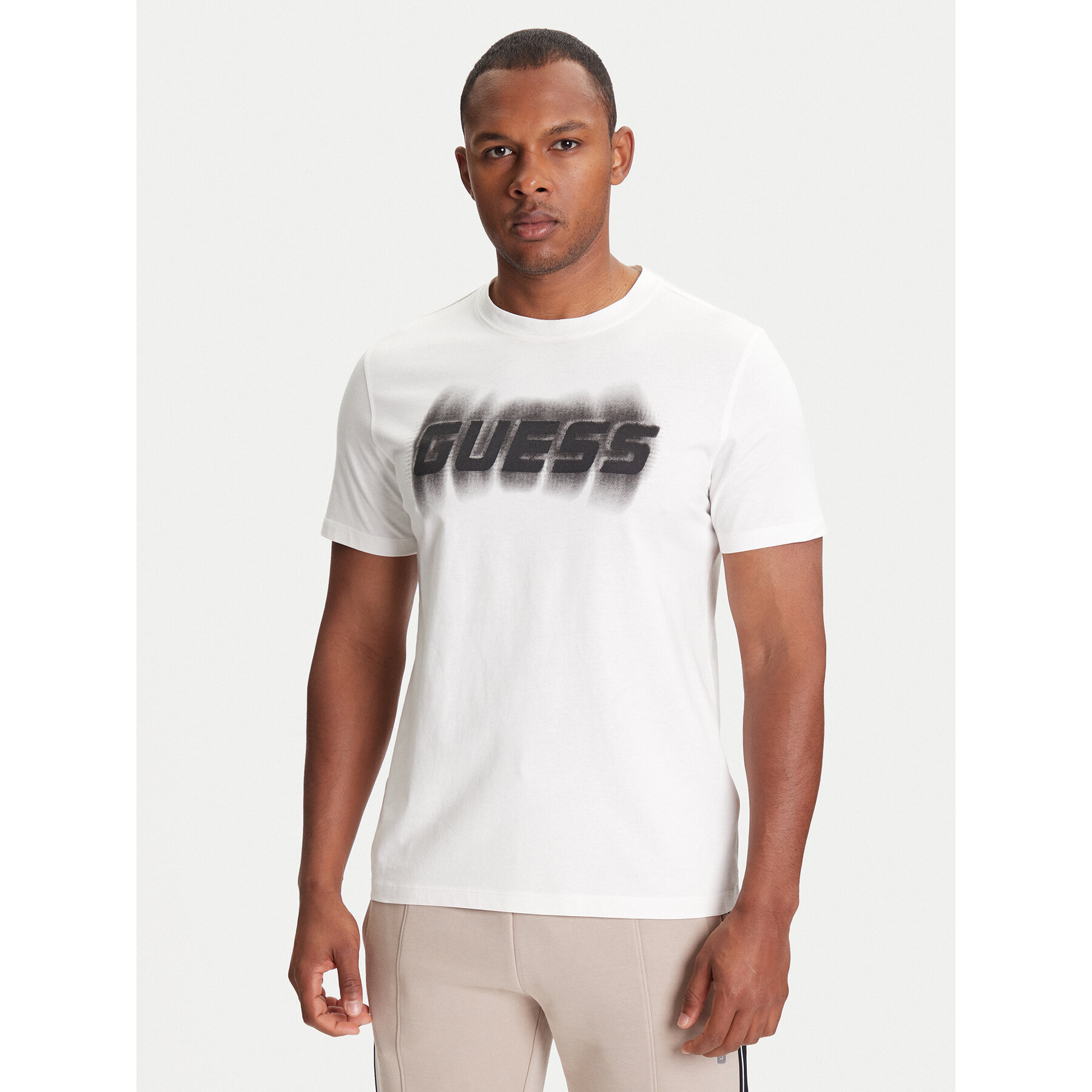 Guess T-Shirt Z5YI12 I3Z14 Biały Regular Fit