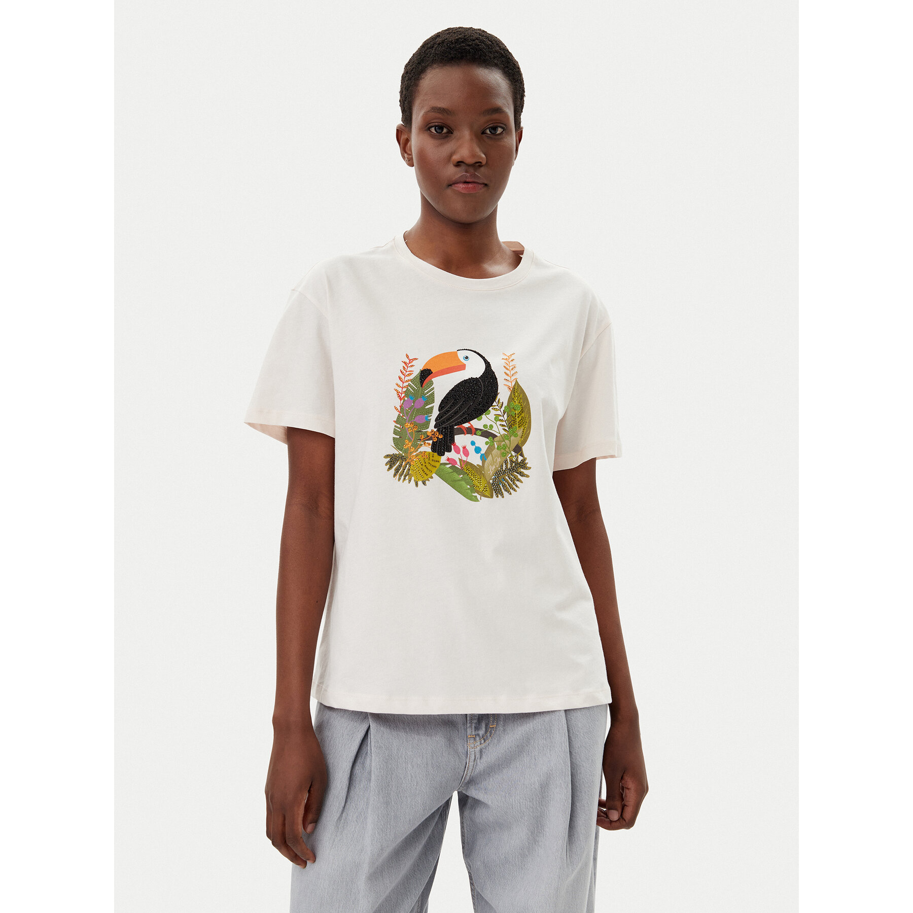 Liu Jo T-Shirt WA5230 JS904 Różowy Regular Fit