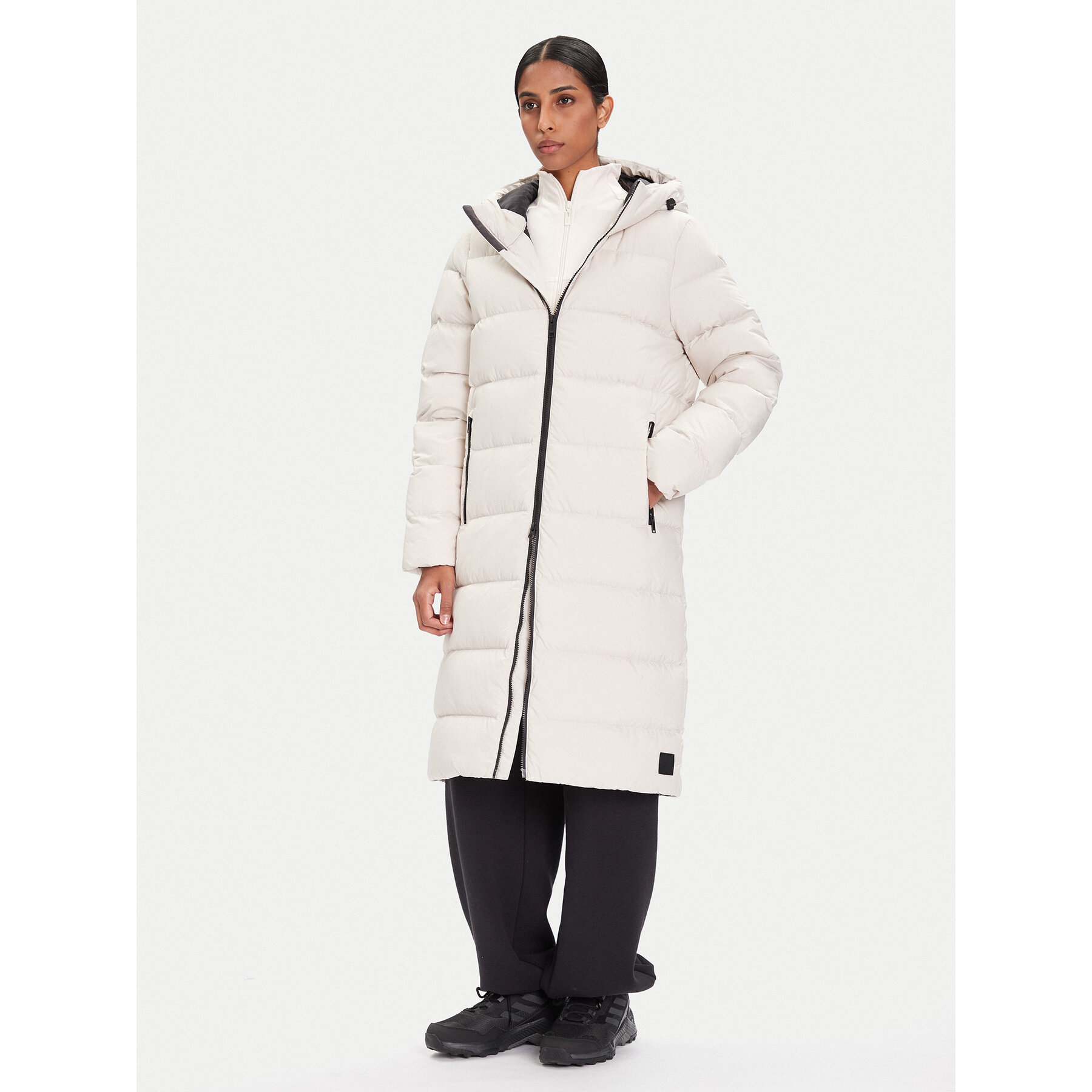 Jack Wolfskin Kurtka puchowa Frozen Palace 1204133 Beżowy Regular Fit