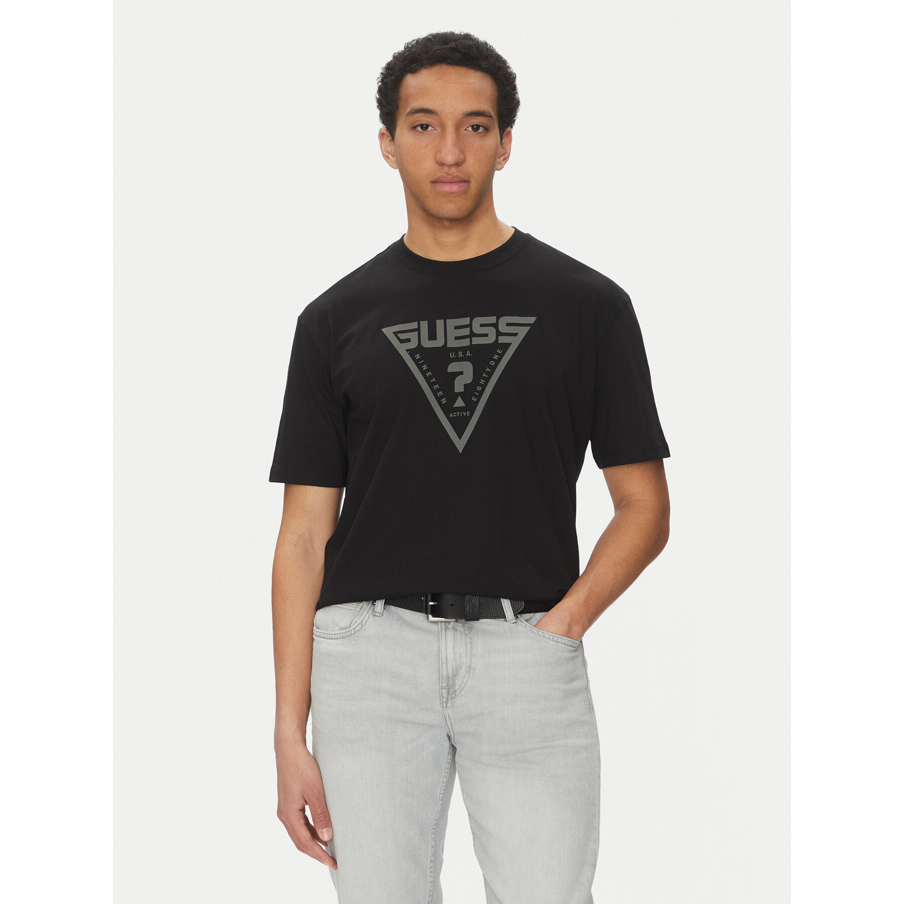 Guess T-Shirt Z4BI02 I3Z14 Czarny Regular Fit