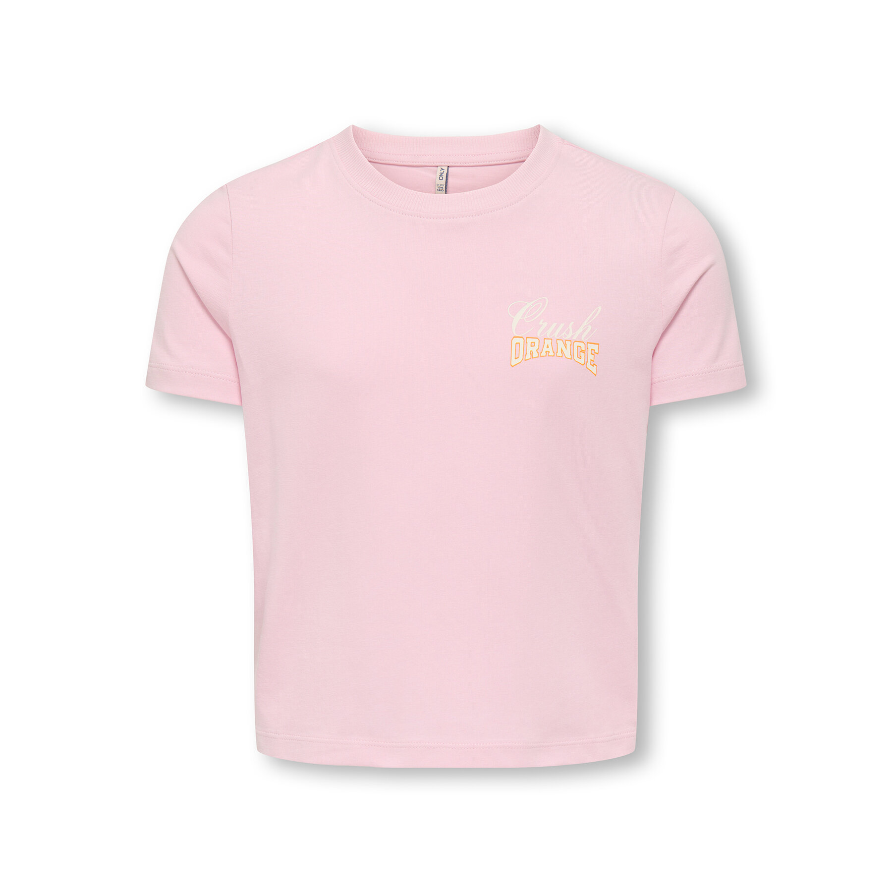 Kids ONLY T-Shirt Annbel 15354276 Różowy Cropped Fit