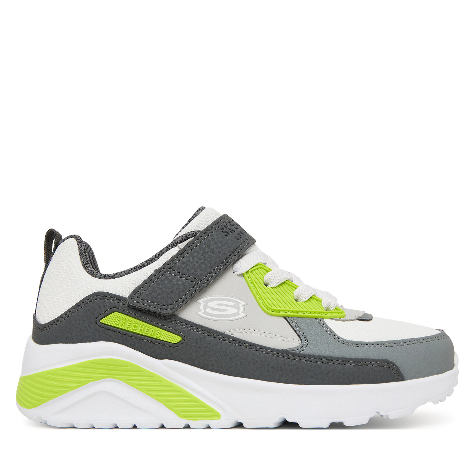 Skechers Sneakersy Uno Lite Revival Edge 417132L/GYLM Szary