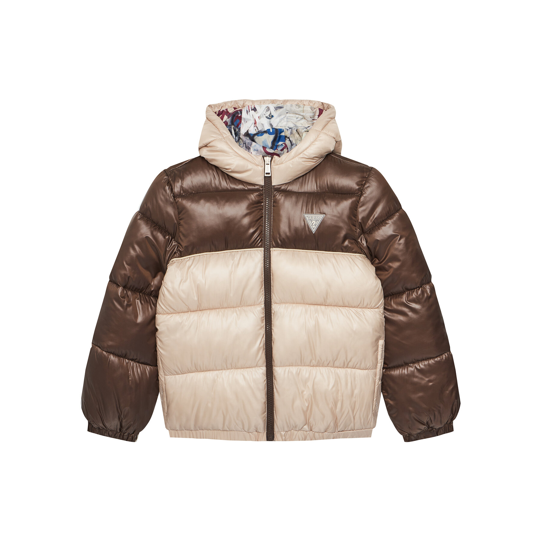 Guess Kurtka zimowa L5YL00 WEGY0 Beżowy Regular Fit