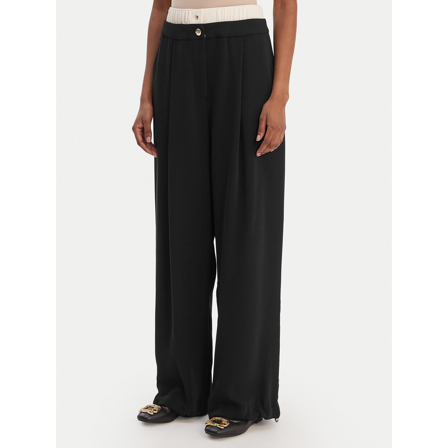 Liu Jo Sport Spodnie materiałowe TA6150 TS923 Czarny Regular Fit