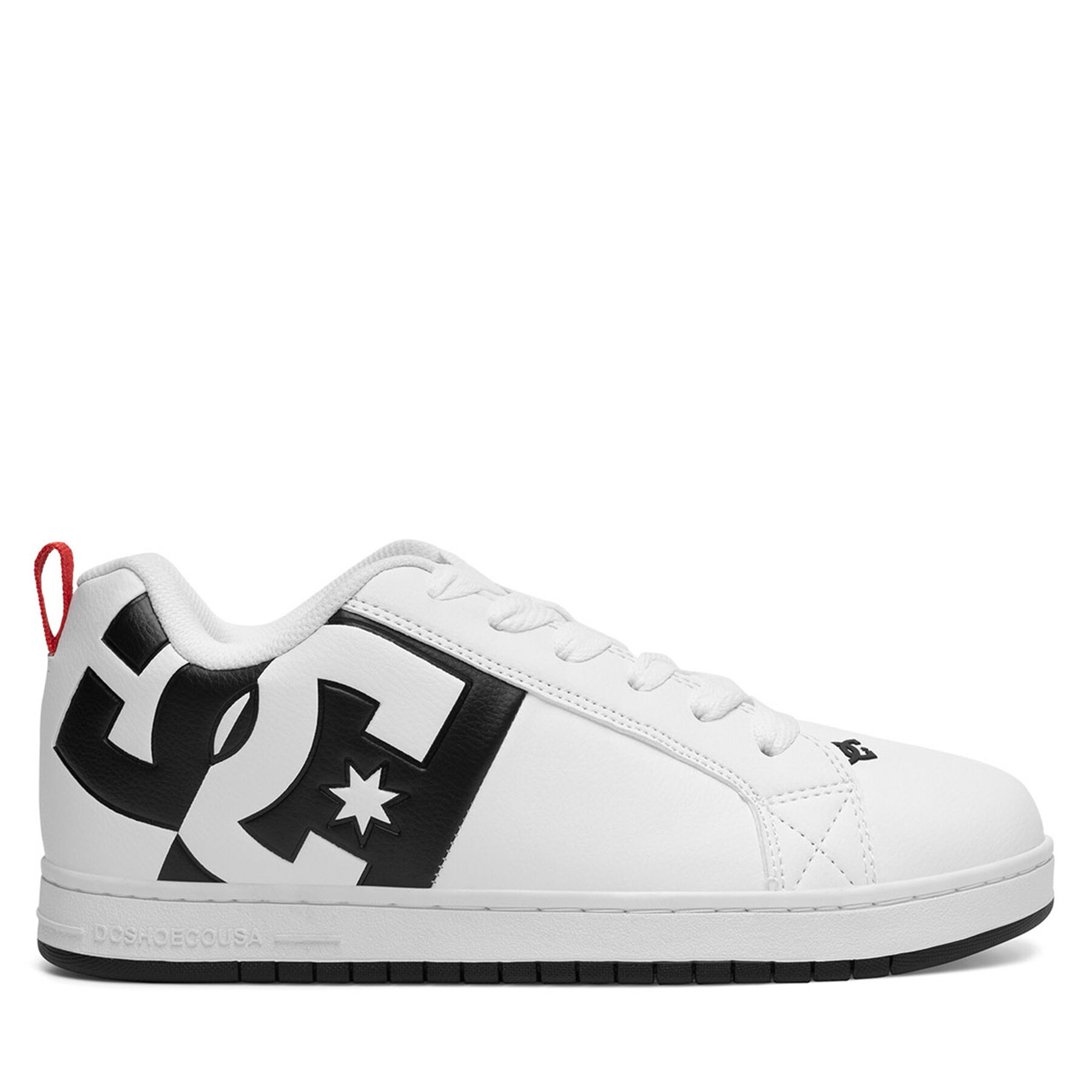 DC Shoes Sneakersy COURT GRAFFIK SQ ADYS100442-WLK Biały