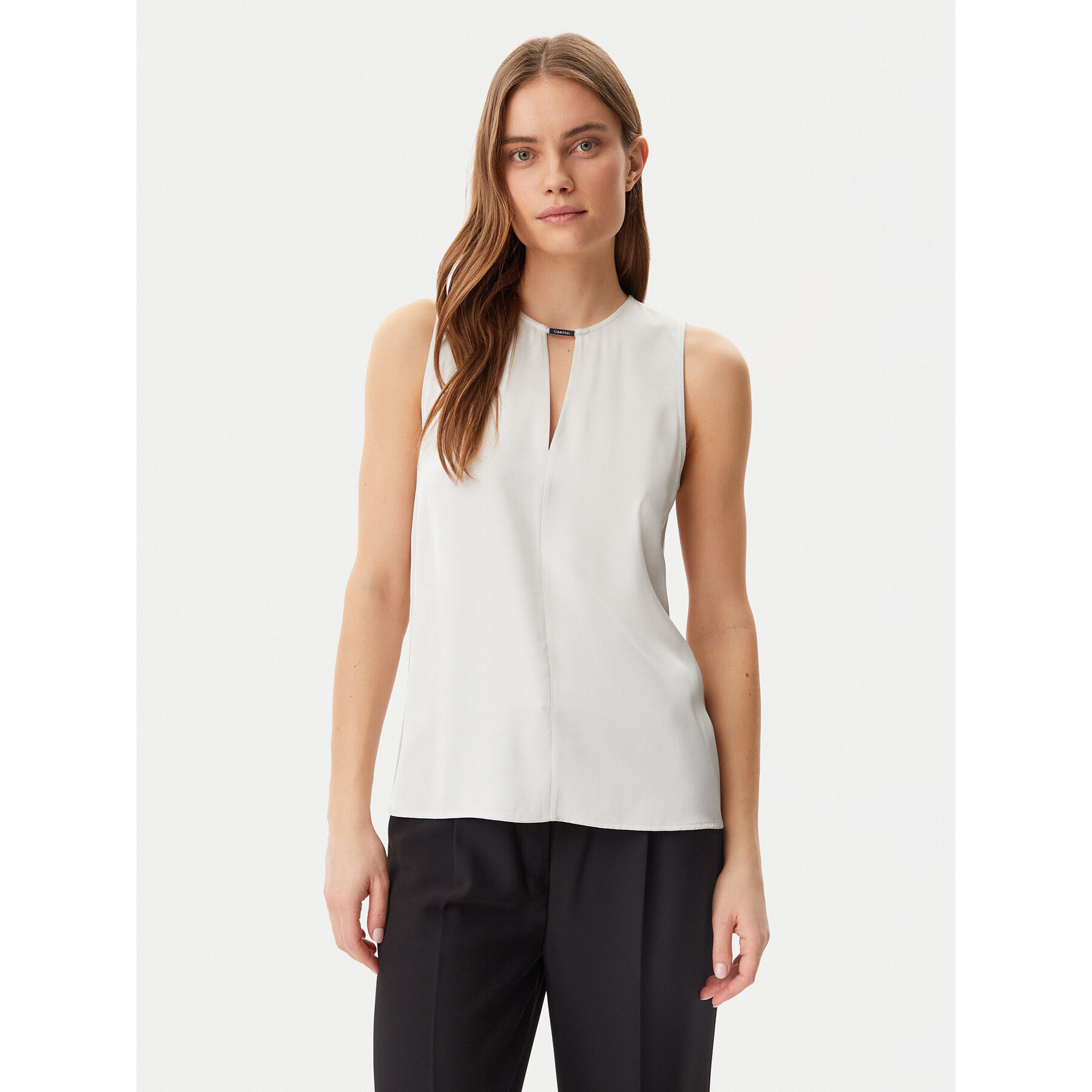 Calvin Klein Top K20K208190 Szary Regular Fit