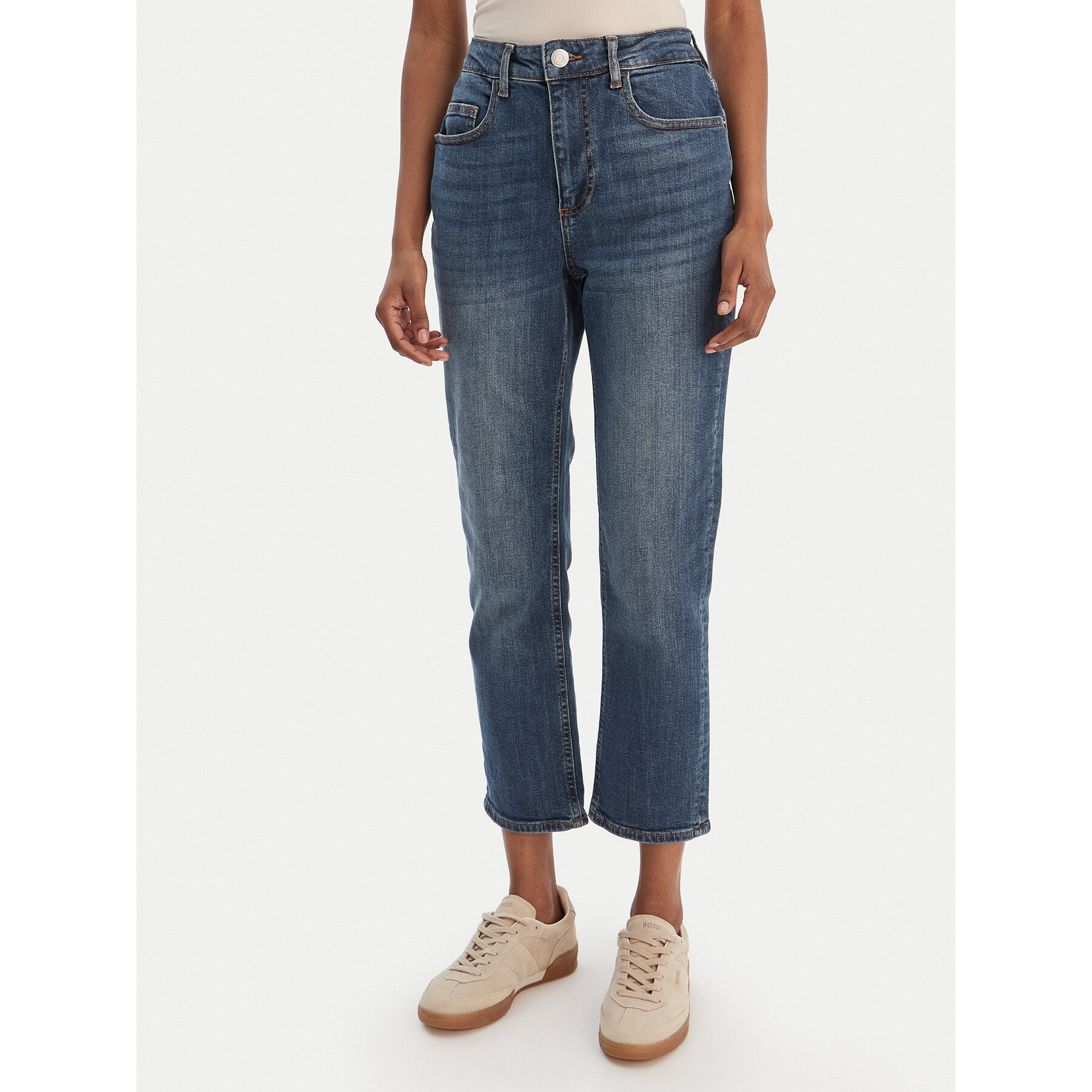 Vero Moda Jeansy Rosie 10342051 Niebieski Straight Fit
