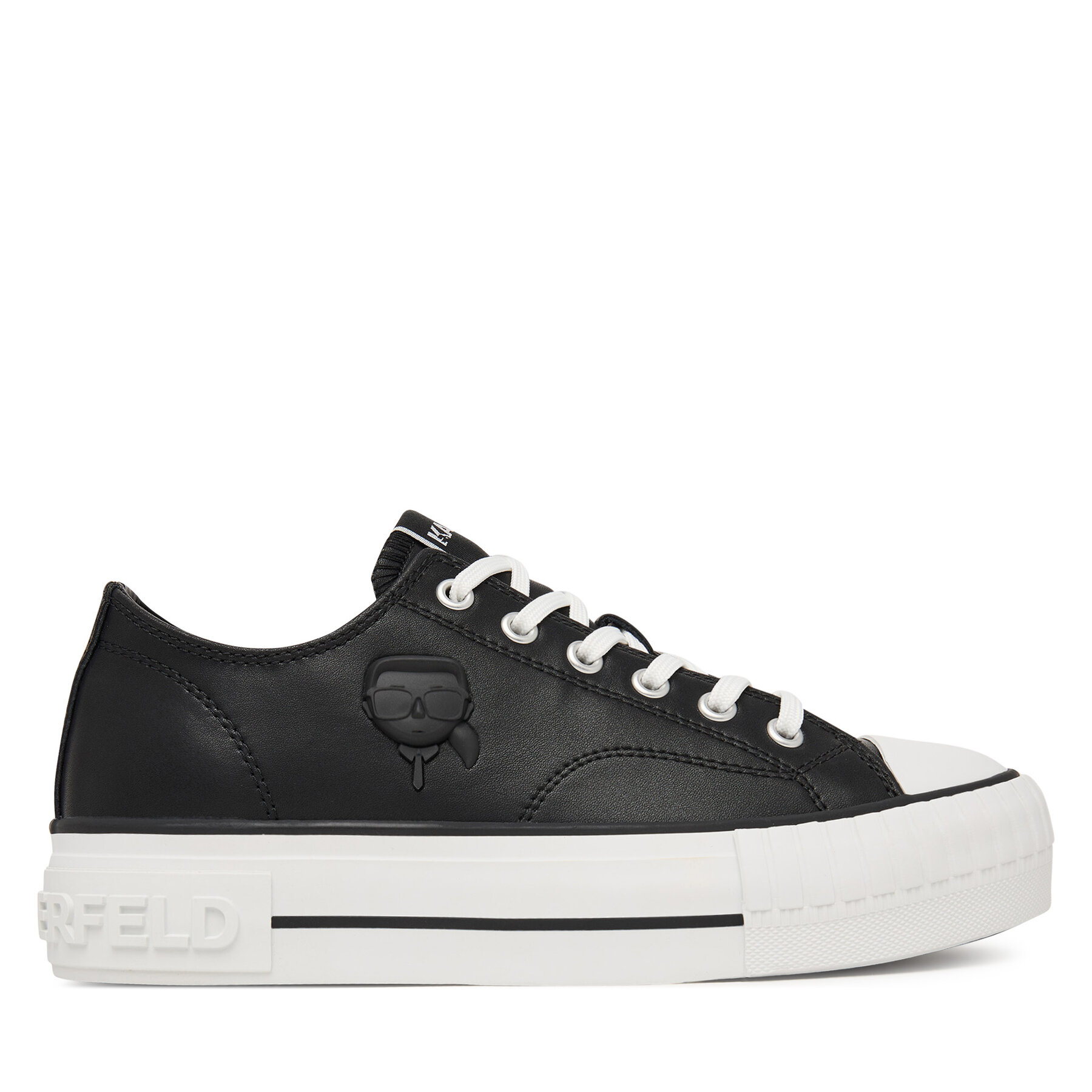 KARL LAGERFELD Trampki Kampus Max KL60426 Czarny
