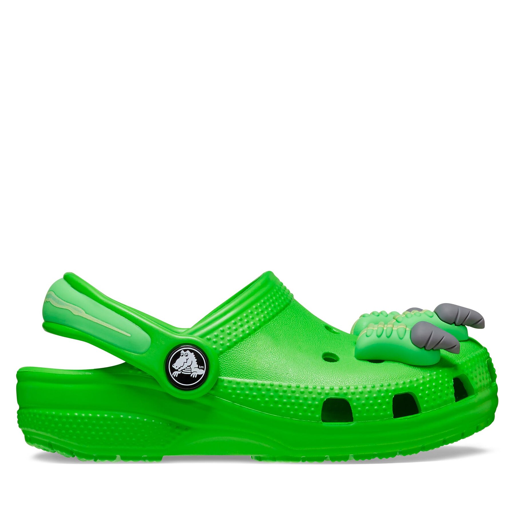 Crocs Klapki Classic Iam Dinosaur Clog T 209700 Zielony