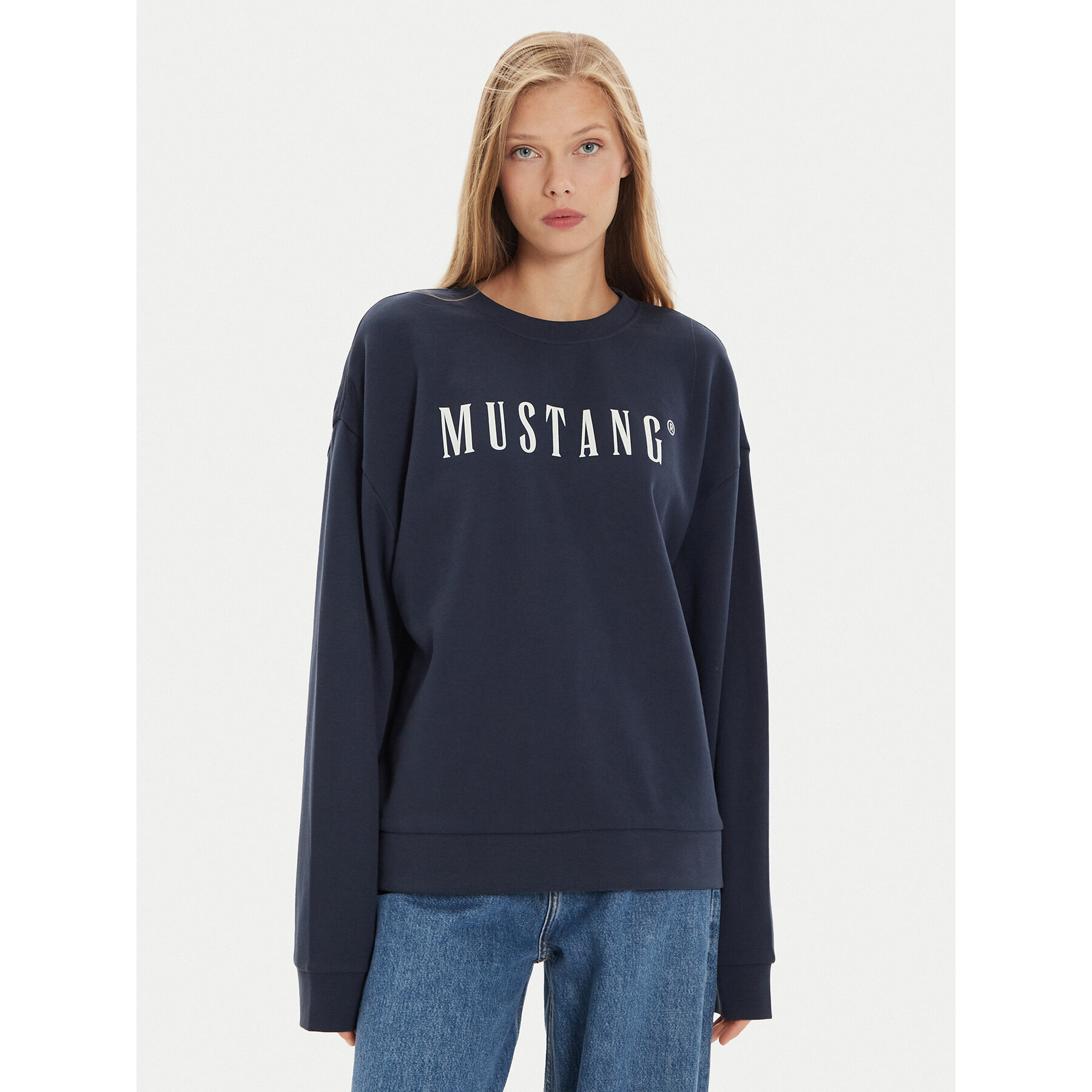 Mustang Bluza Lindsey 1015262 Granatowy Regular Fit