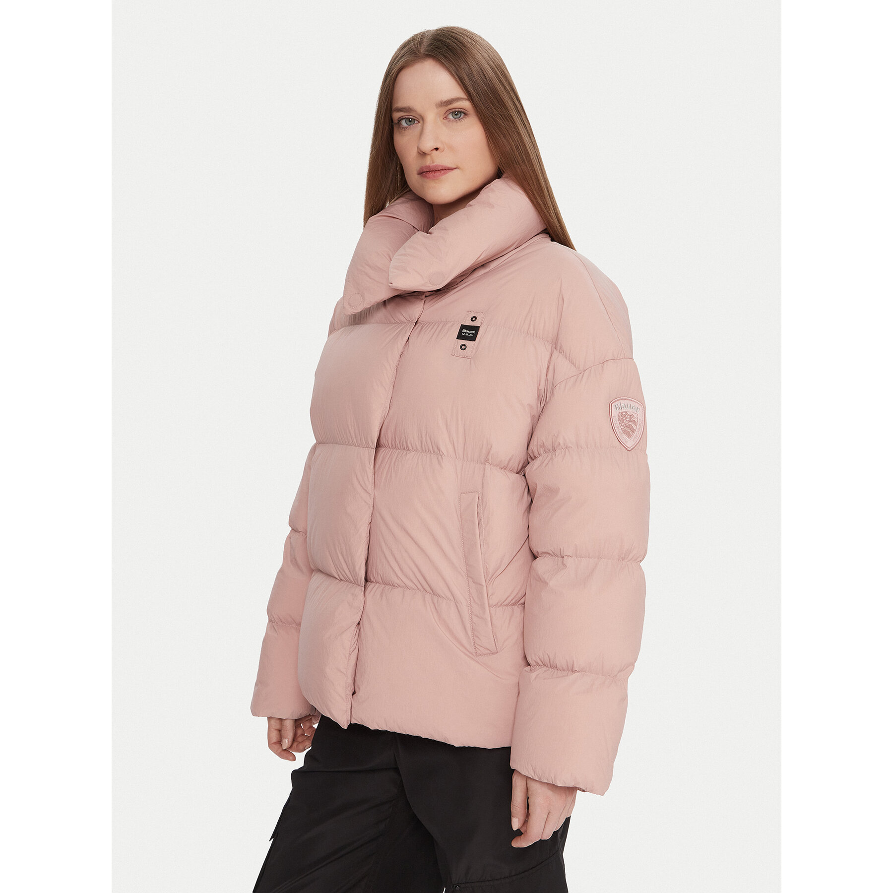 Blauer Kurtka zimowa 25WBLDC03166 Różowy Regular Fit