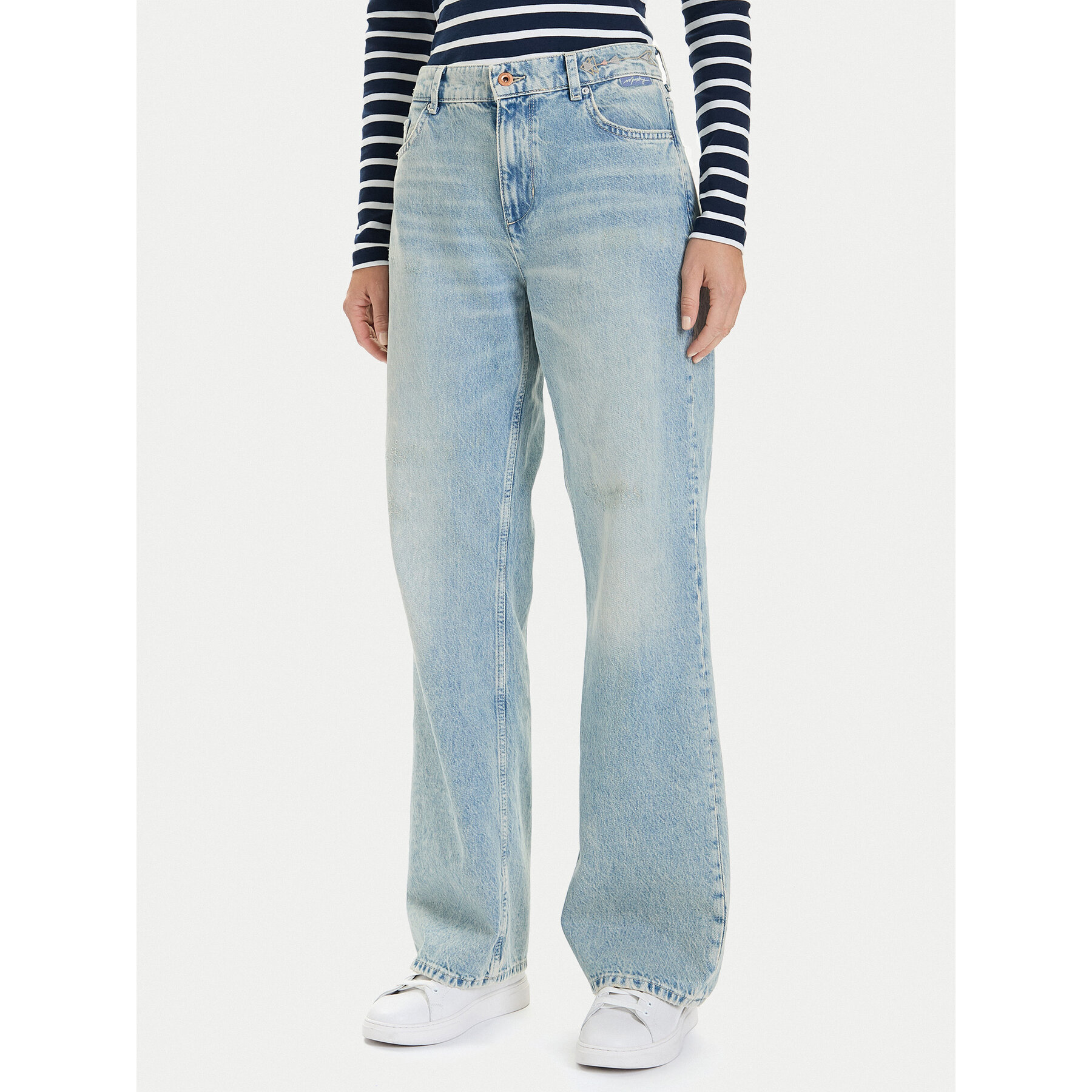 Mustang Jeansy Madison 1016929 Niebieski Wide Fit