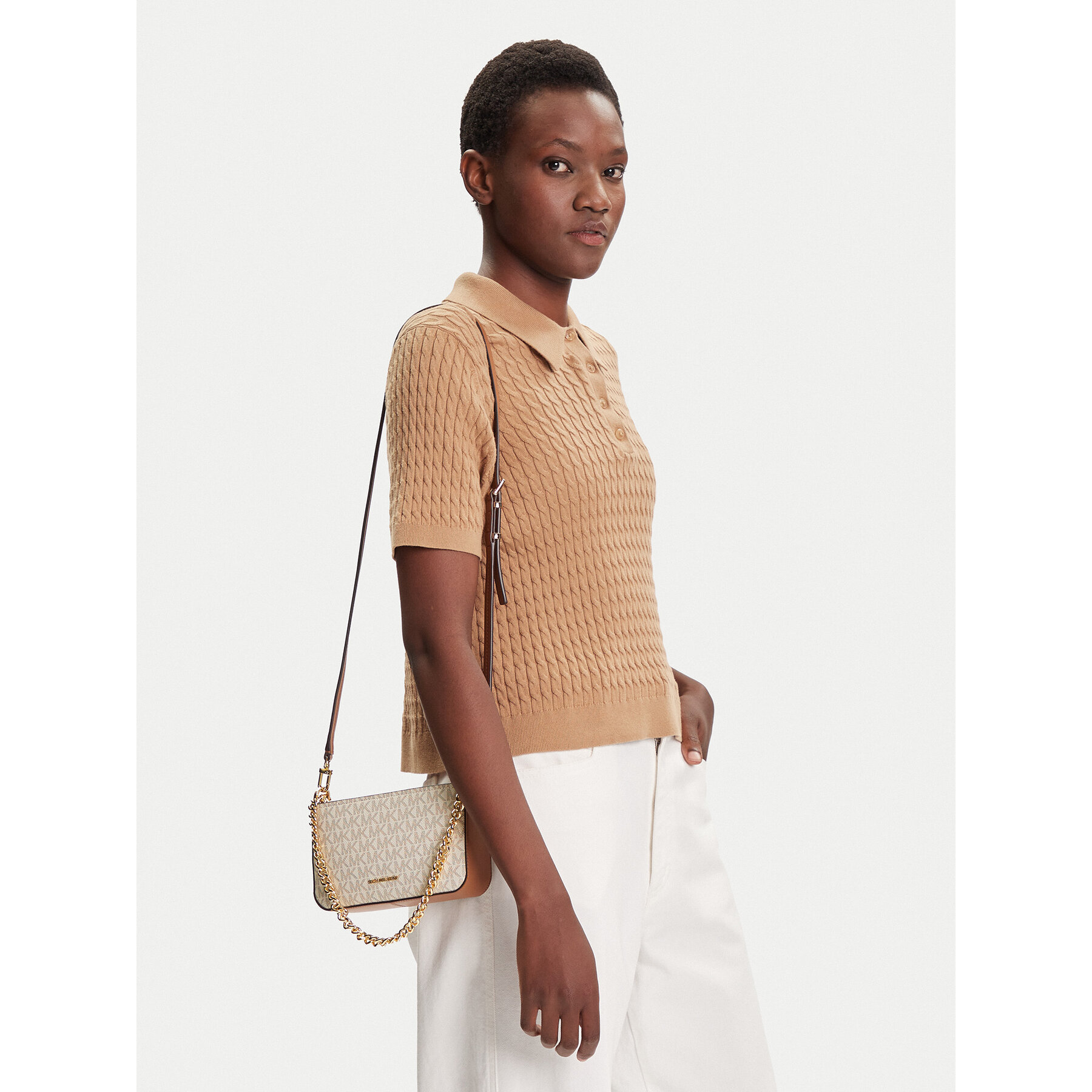MICHAEL Michael Kors Torebka Bryant Small 32S5GYTU0B Beżowy
