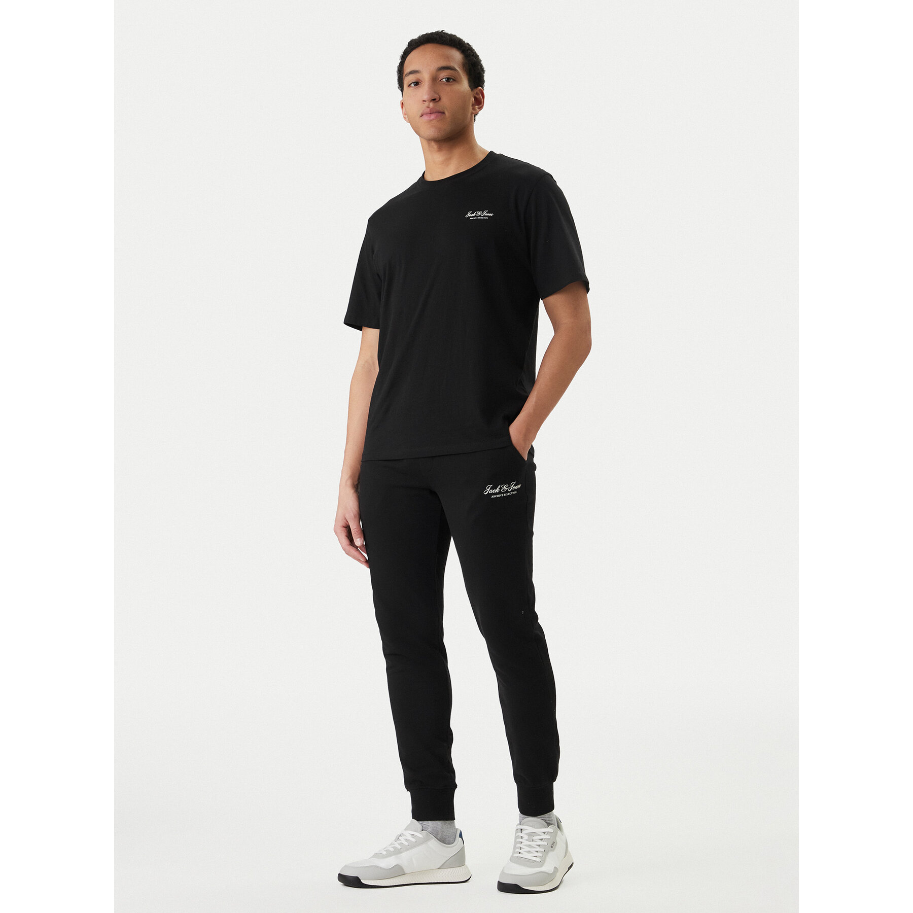Jack & Jones Dres Earchive 12297641 Czarny Regular Fit