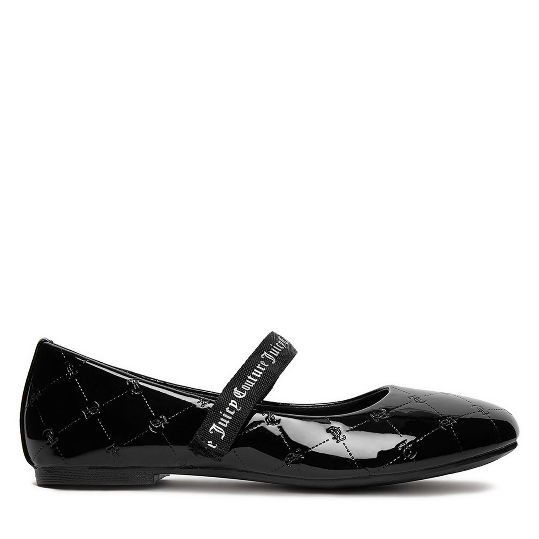 Juicy Couture Baleriny CEO-CS21273-01 Czarny