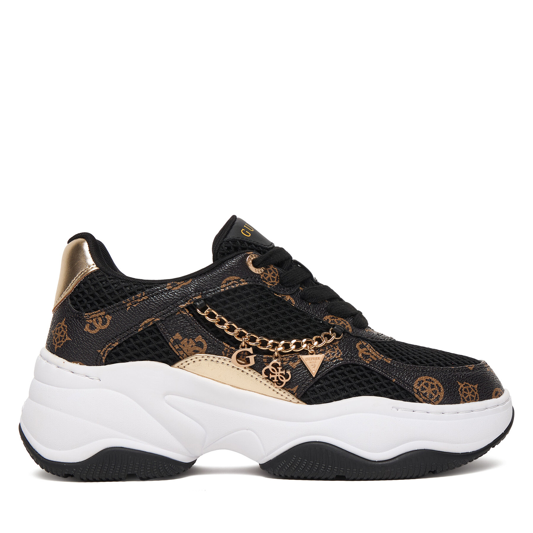 Guess Sneakersy FLPHAR FAL12 Czarny
