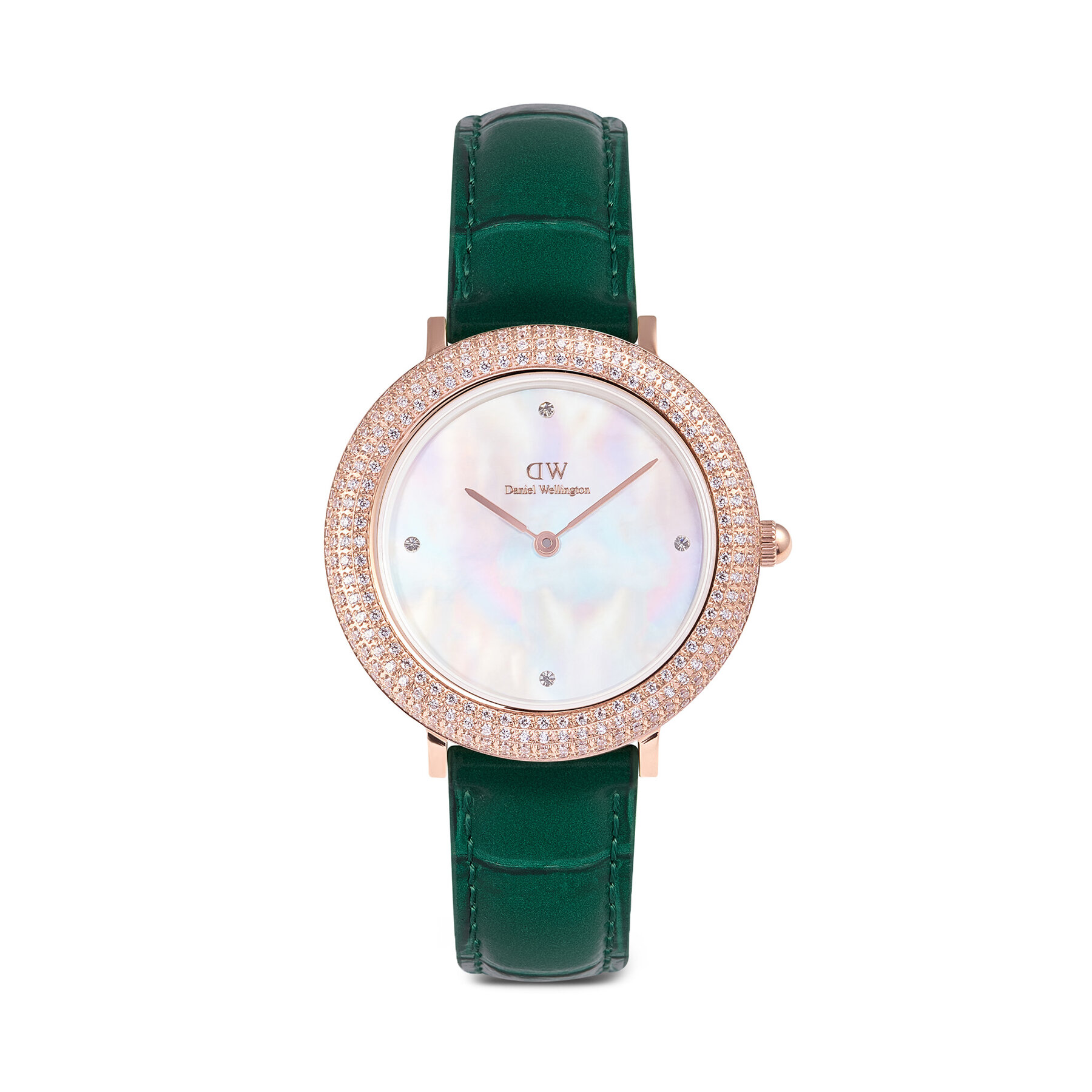 Daniel Wellington Zegarek Crystalline Bezel 32 DW00100826 Różowe złoto