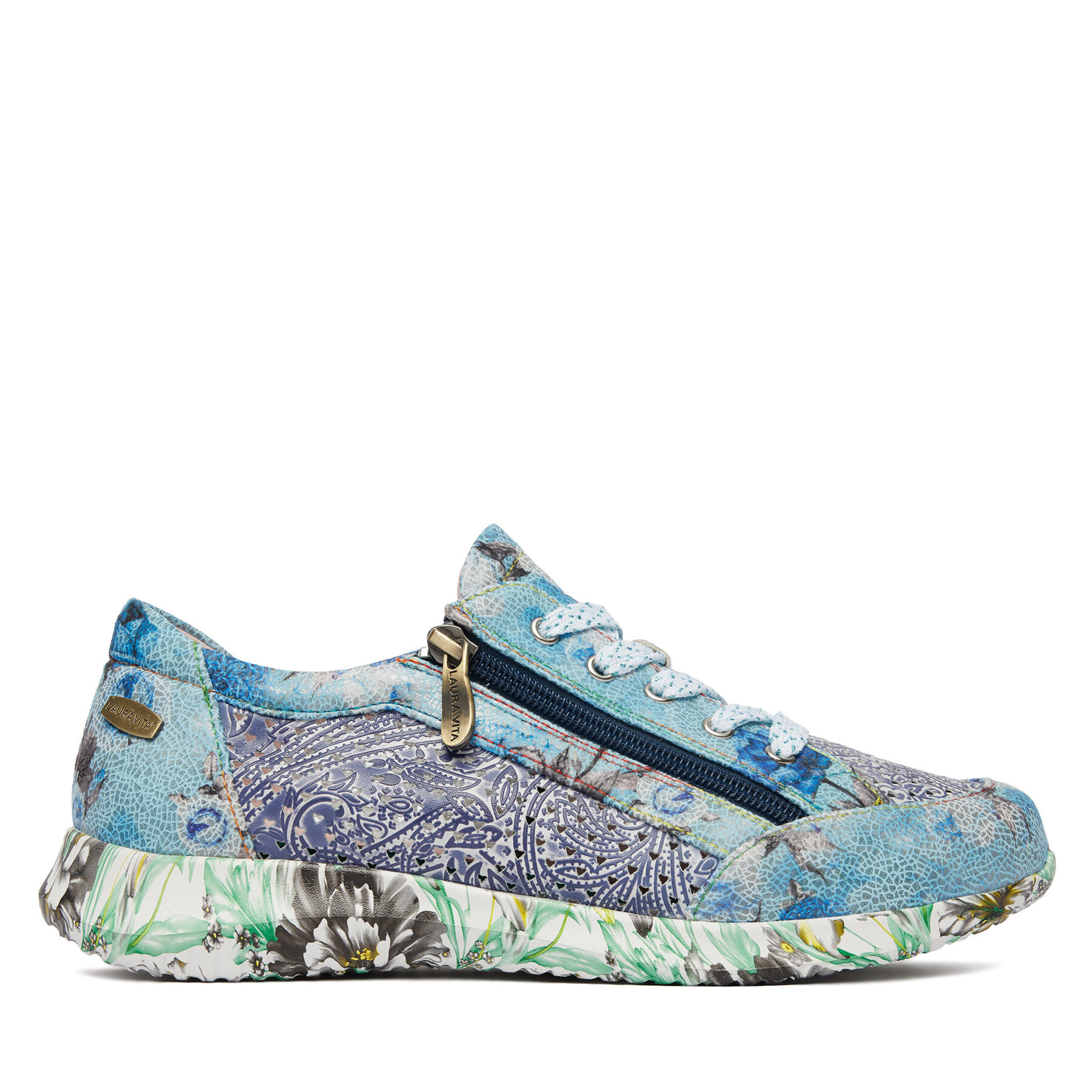 Laura Vita Sneakersy Joctao 06 Niebieski