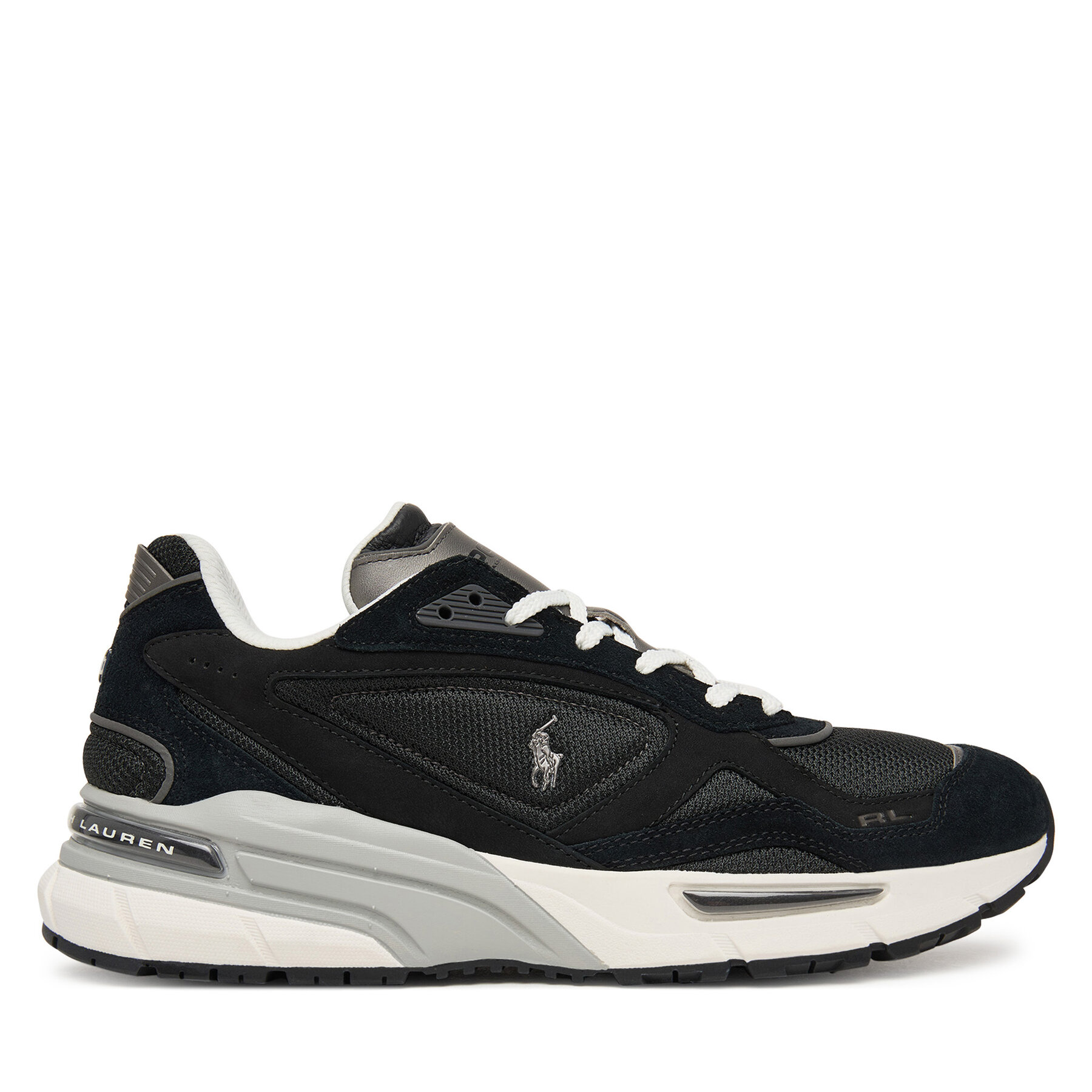 Polo Ralph Lauren Sneakersy 809P07293003 Czarny