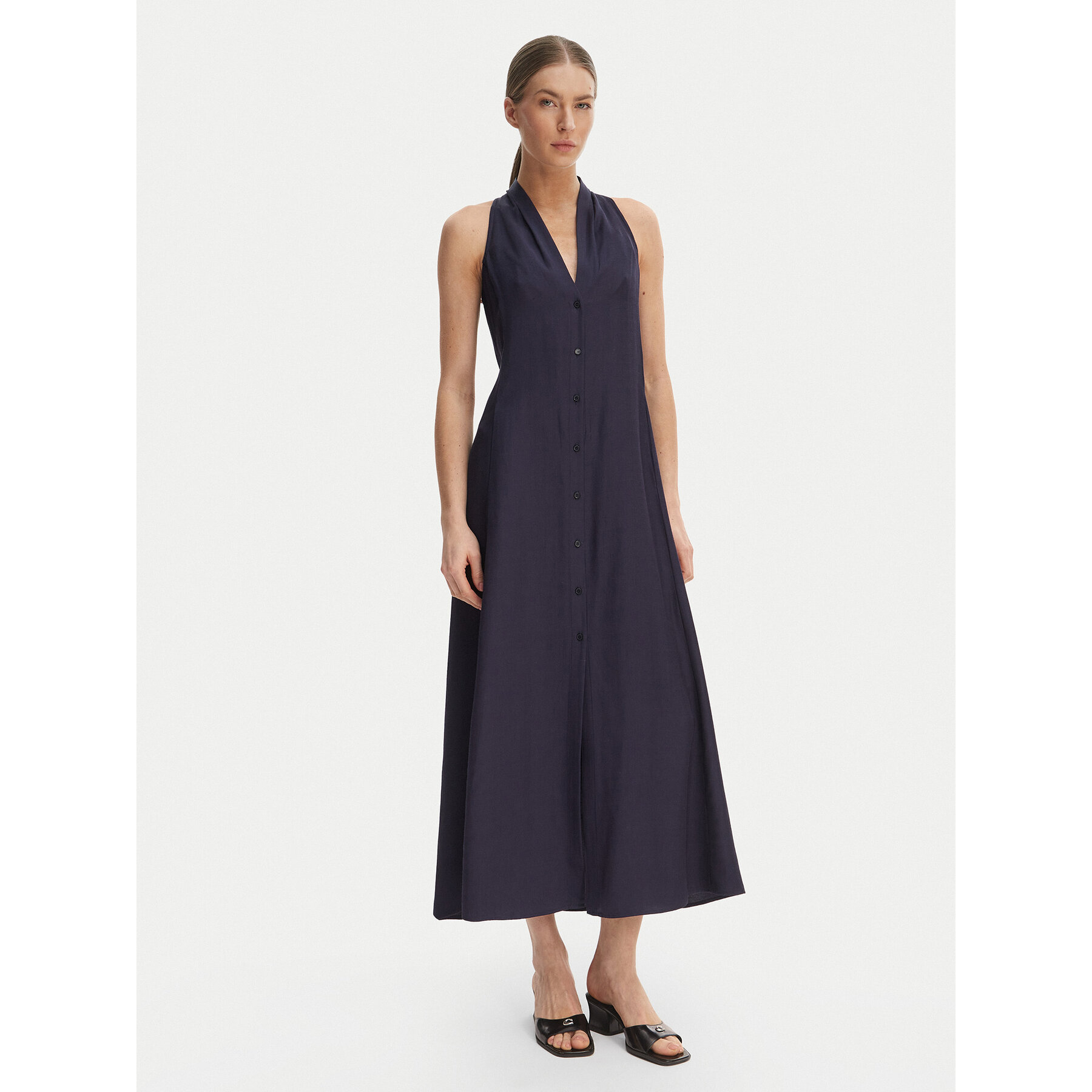Marella Sukienka letnia Girino 2615221031 Granatowy Regular Fit