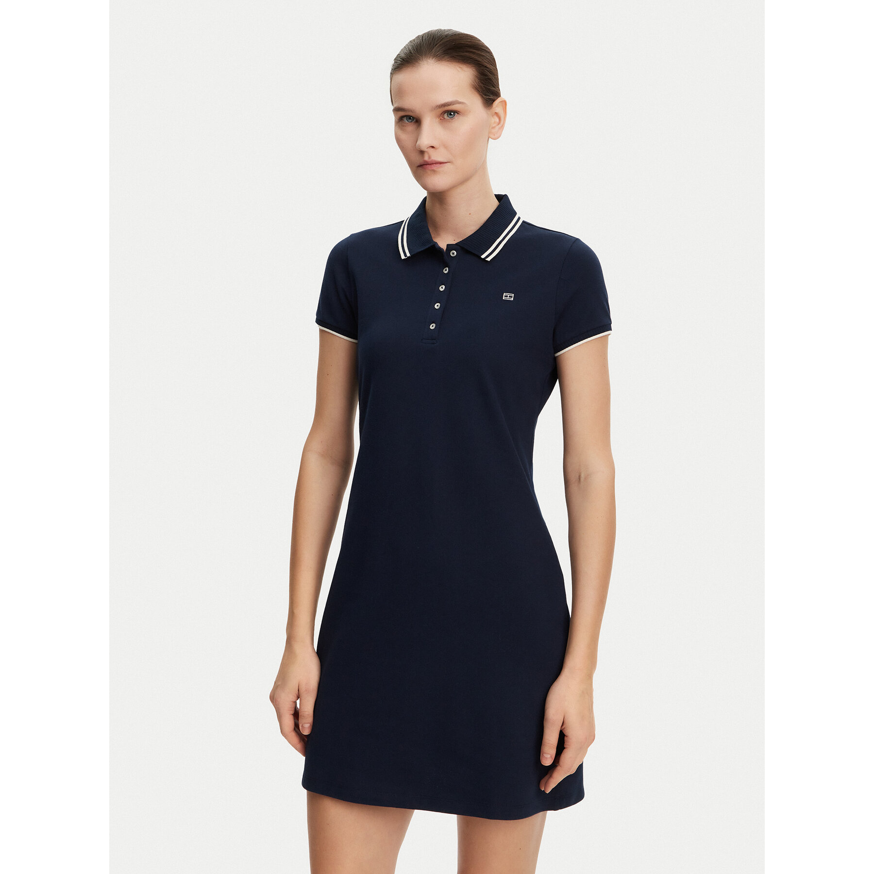 Tommy Hilfiger Sukienka codzienna WW0WW45532 Granatowy Regular Fit