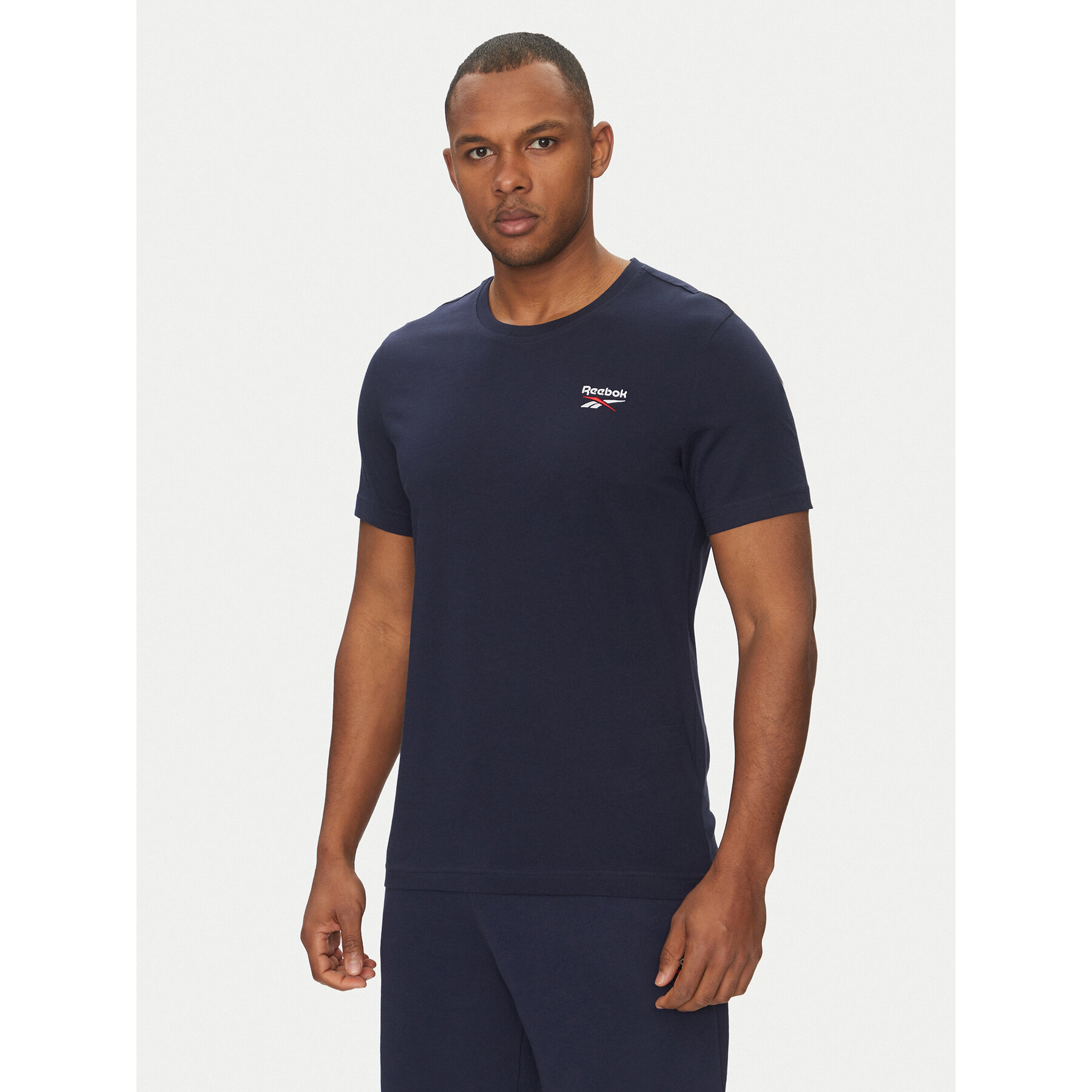Reebok T-Shirt 100059647 Granatowy Regular Fit