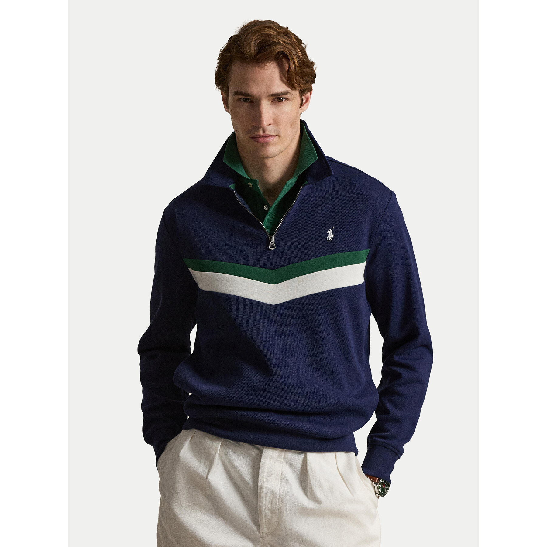 Polo Ralph Lauren Bluza 710B20262002 Granatowy Regular Fit
